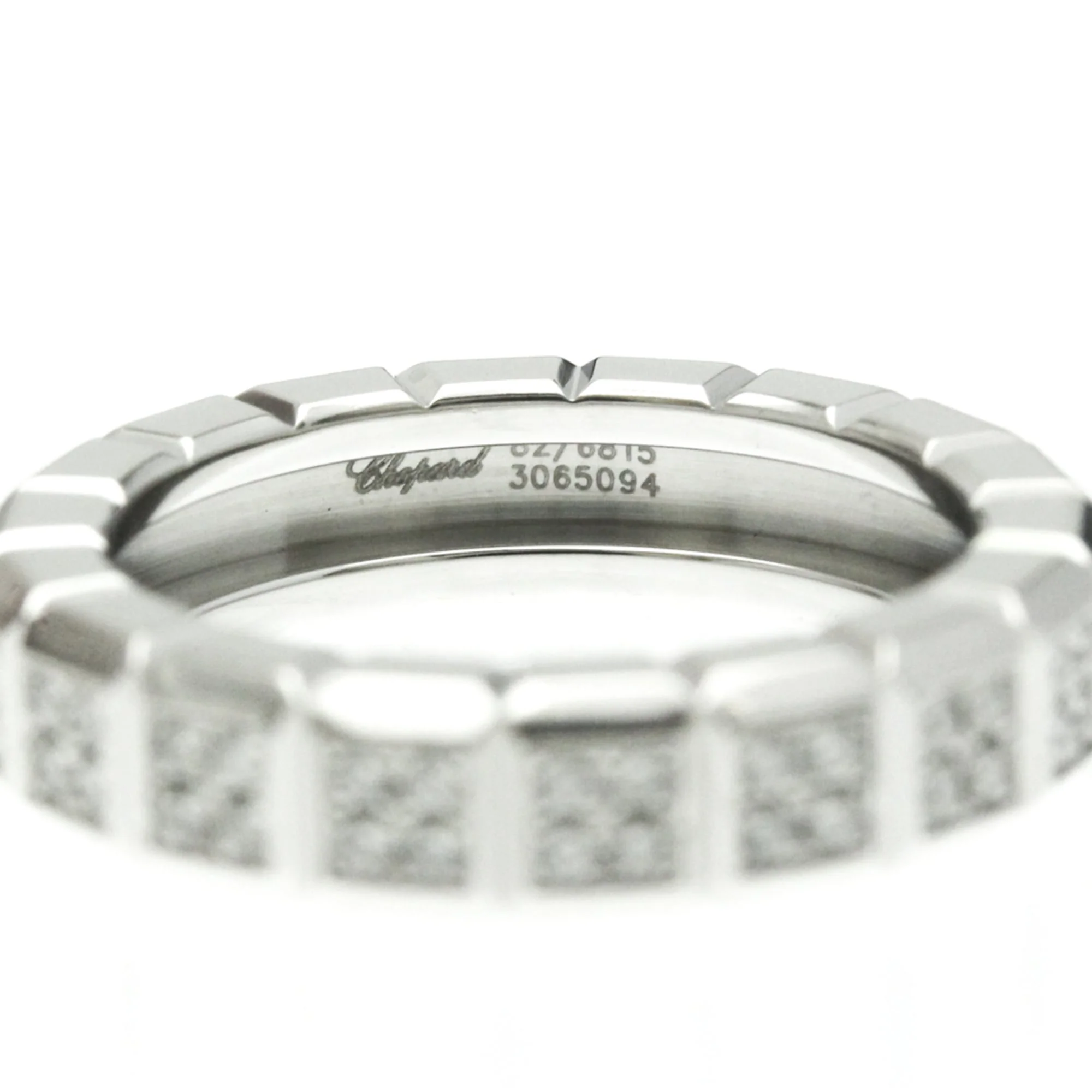 Band Ring 18K White Gold With Diamond - Image 5
