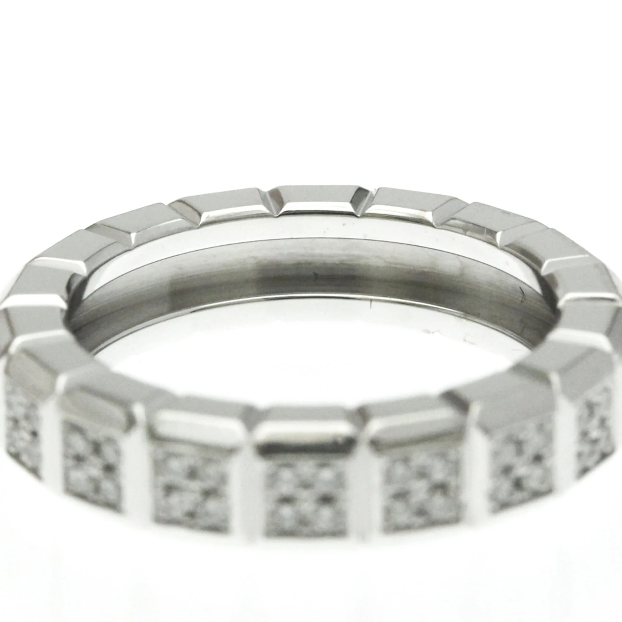 Band Ring 18K White Gold With Diamond - Image 8