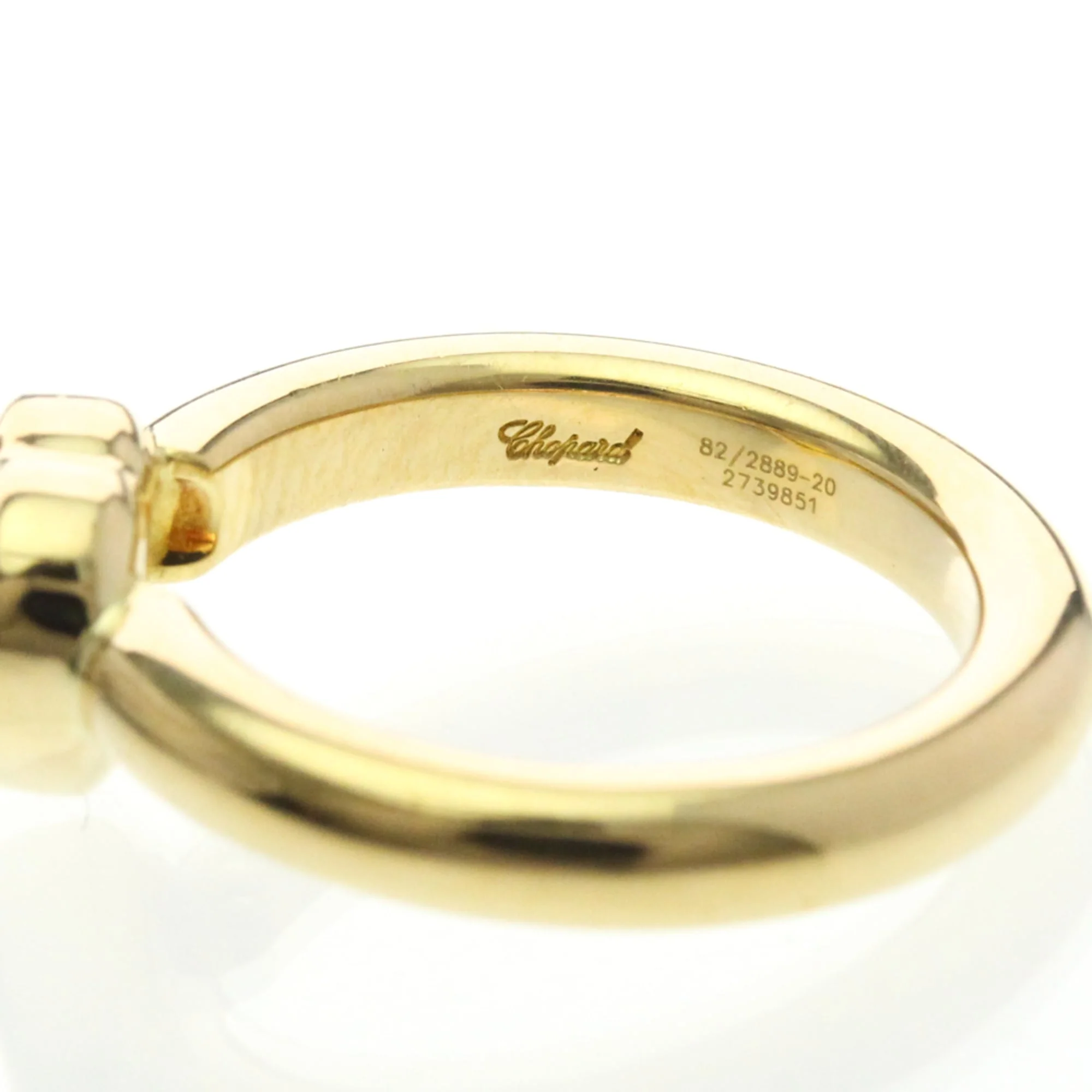 Band Ring 18K Yellow Gold with Diamond - Image 6