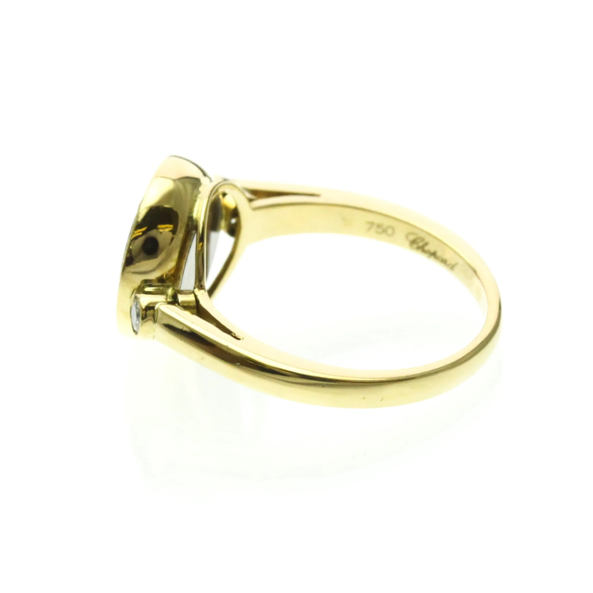 Happy Diamonds Ring 18K Yellow Gold with Diamond - Image 2