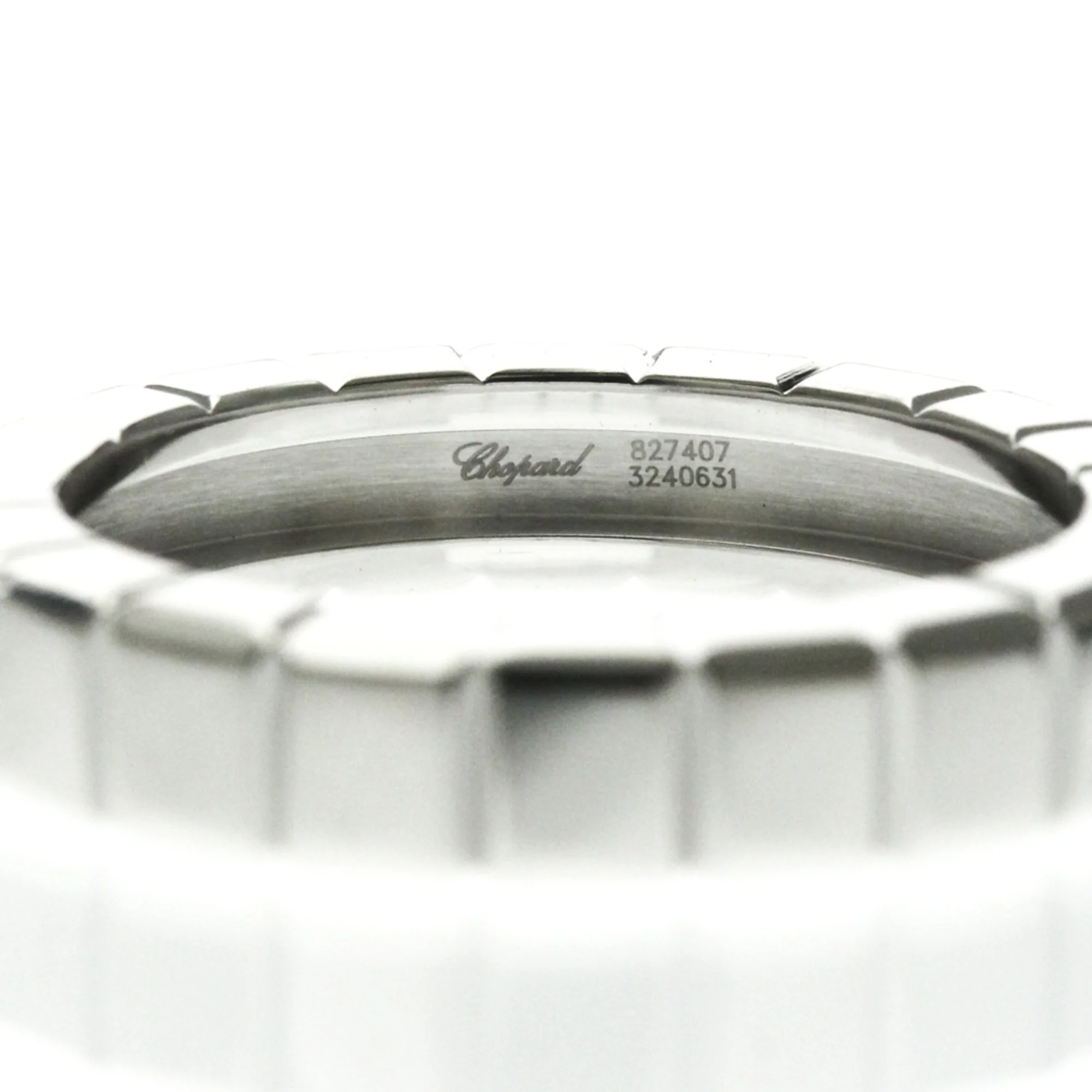 Ice Cube One Band Ring 18K White Gold - Image 5
