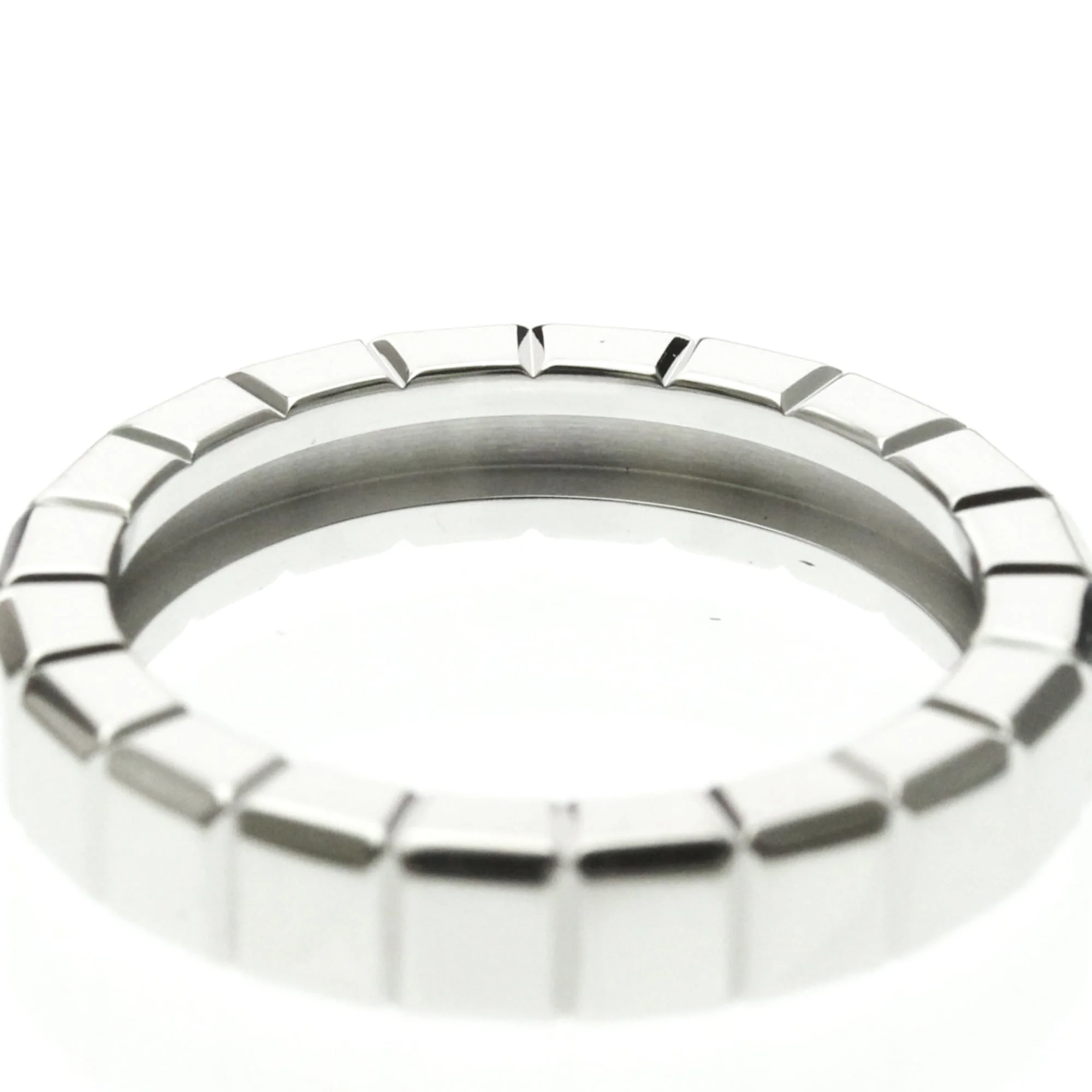 Ice Cube One Band Ring 18K White Gold - Image 7
