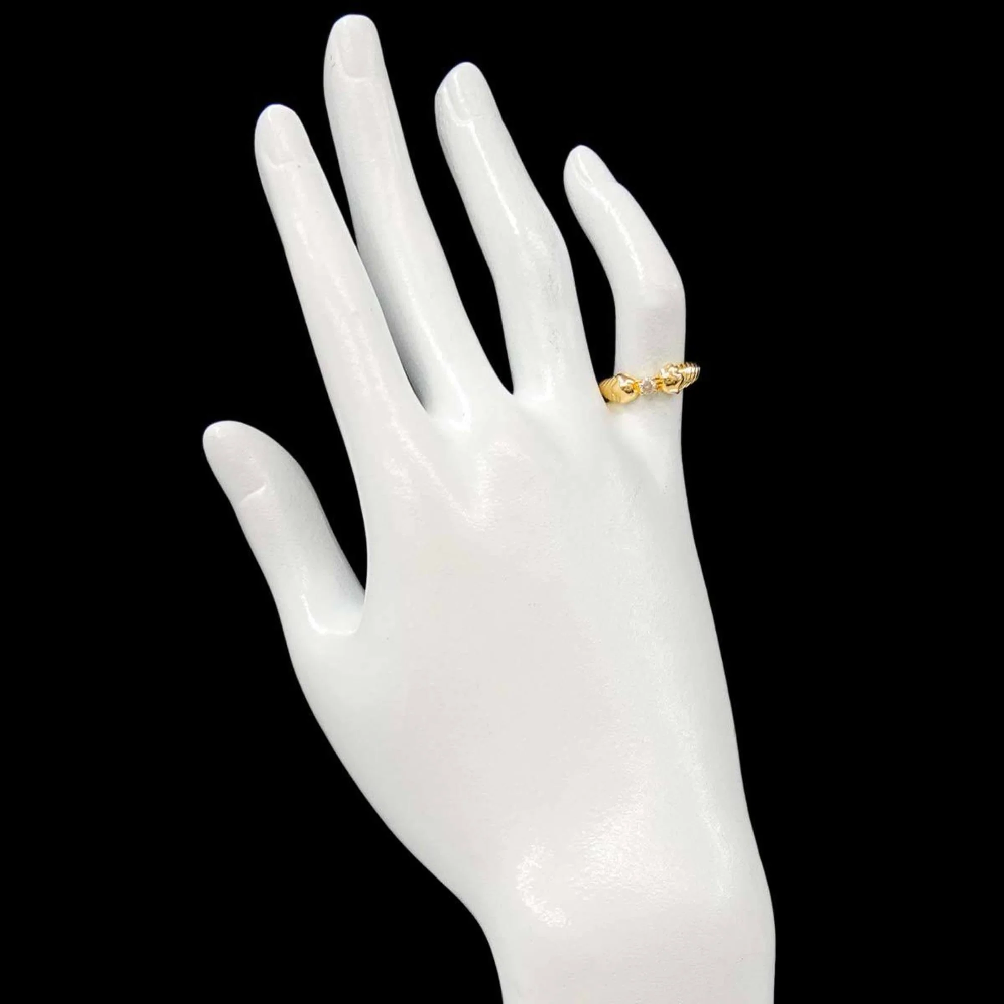 Ring 18K Yellow Gold with Diamond - Image 7