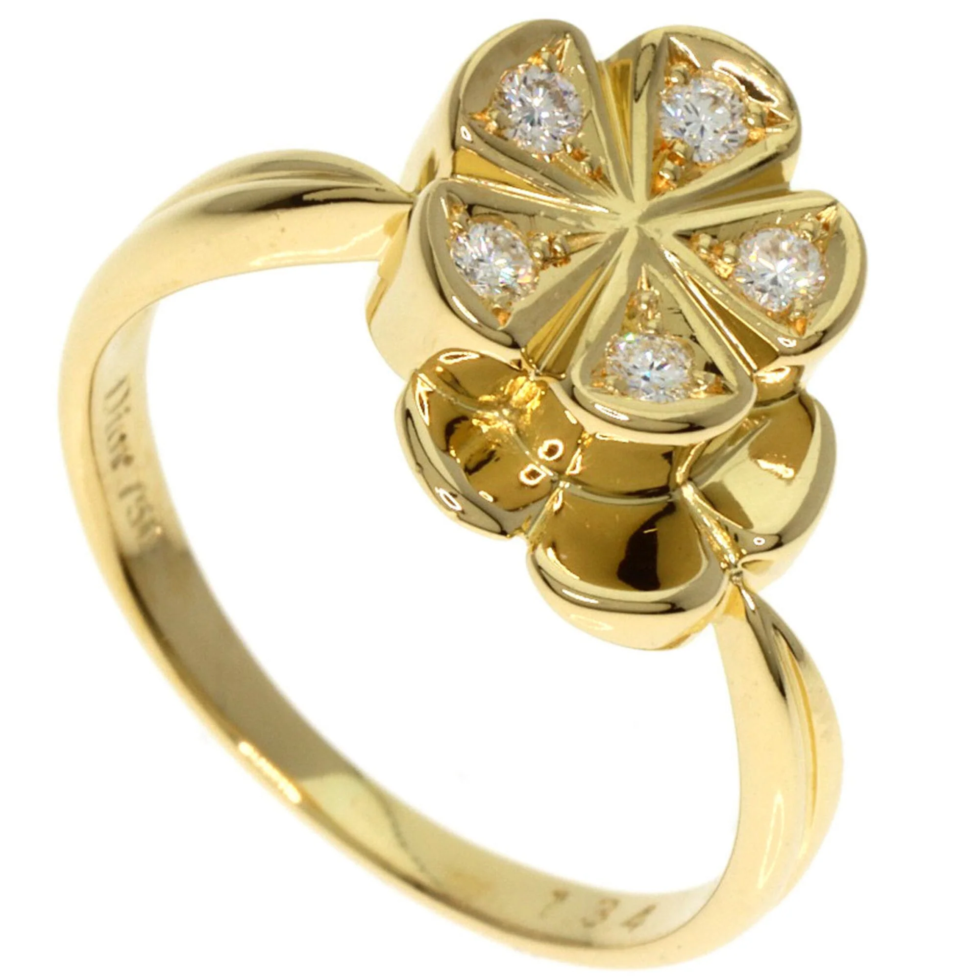 Ring 18K Yellow Gold with Diamond