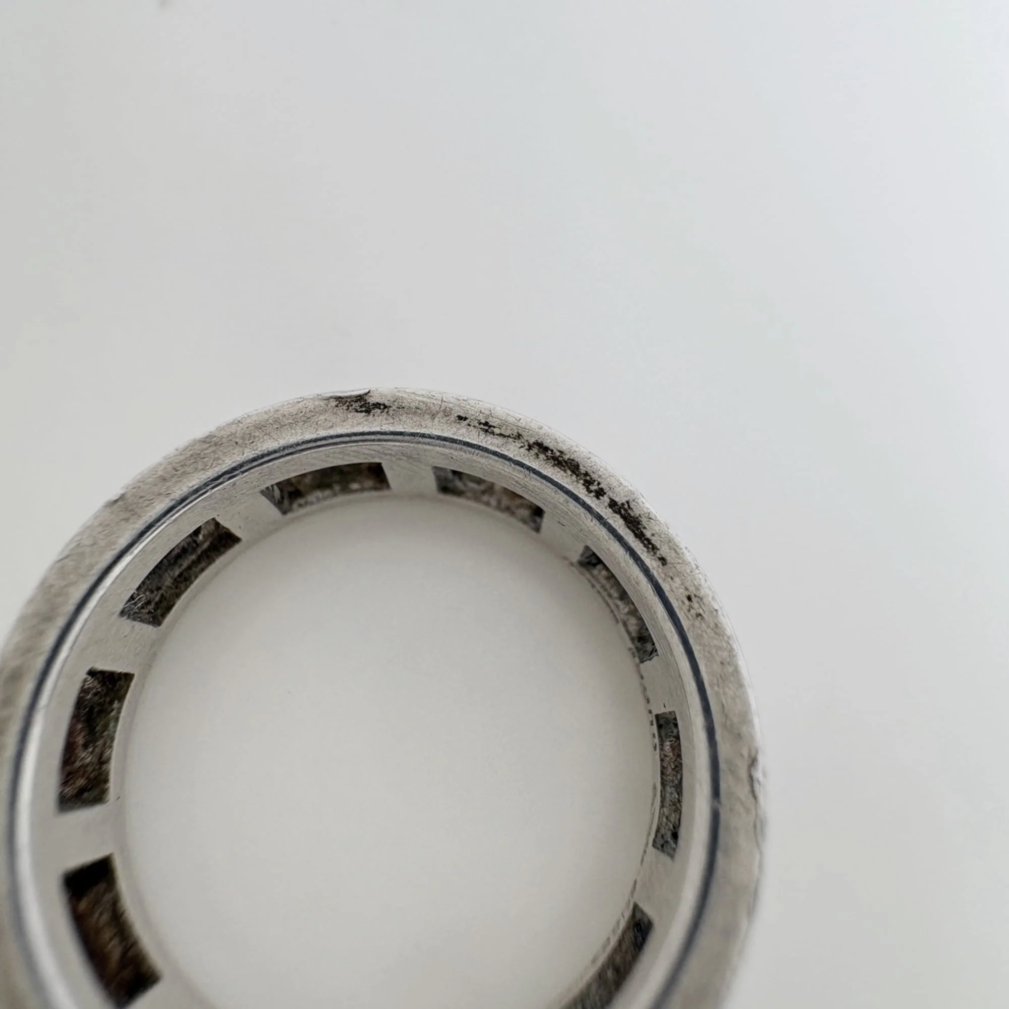Open Square Ring Sterling Silver - Image 4