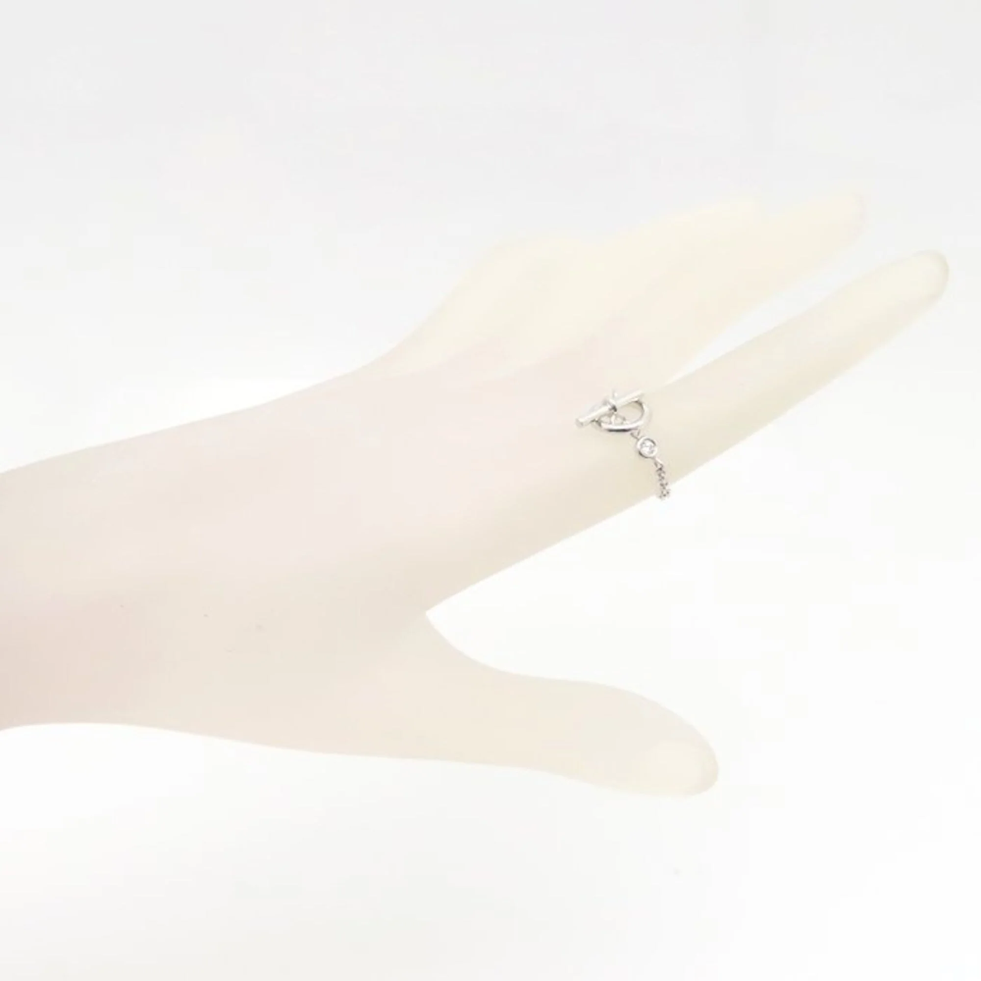 Chaine d'Ancre Ring 18K White Gold with Diamond - Image 3