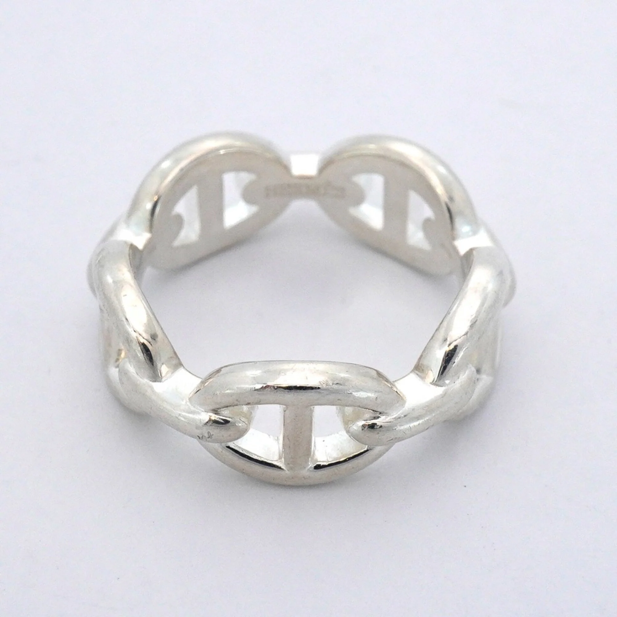 Enchainée Chaine d'Ancre Ring Sterling Silver - Image 3