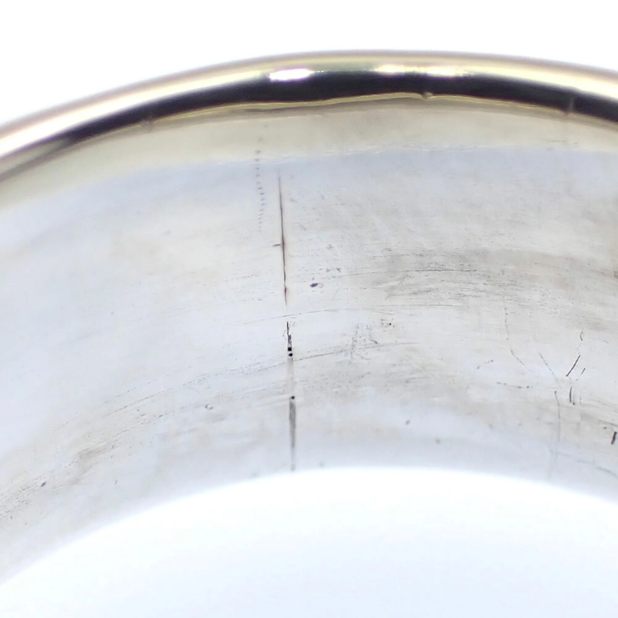 H Ring Sterling Silver and 18K Yellow Gold - Image 6