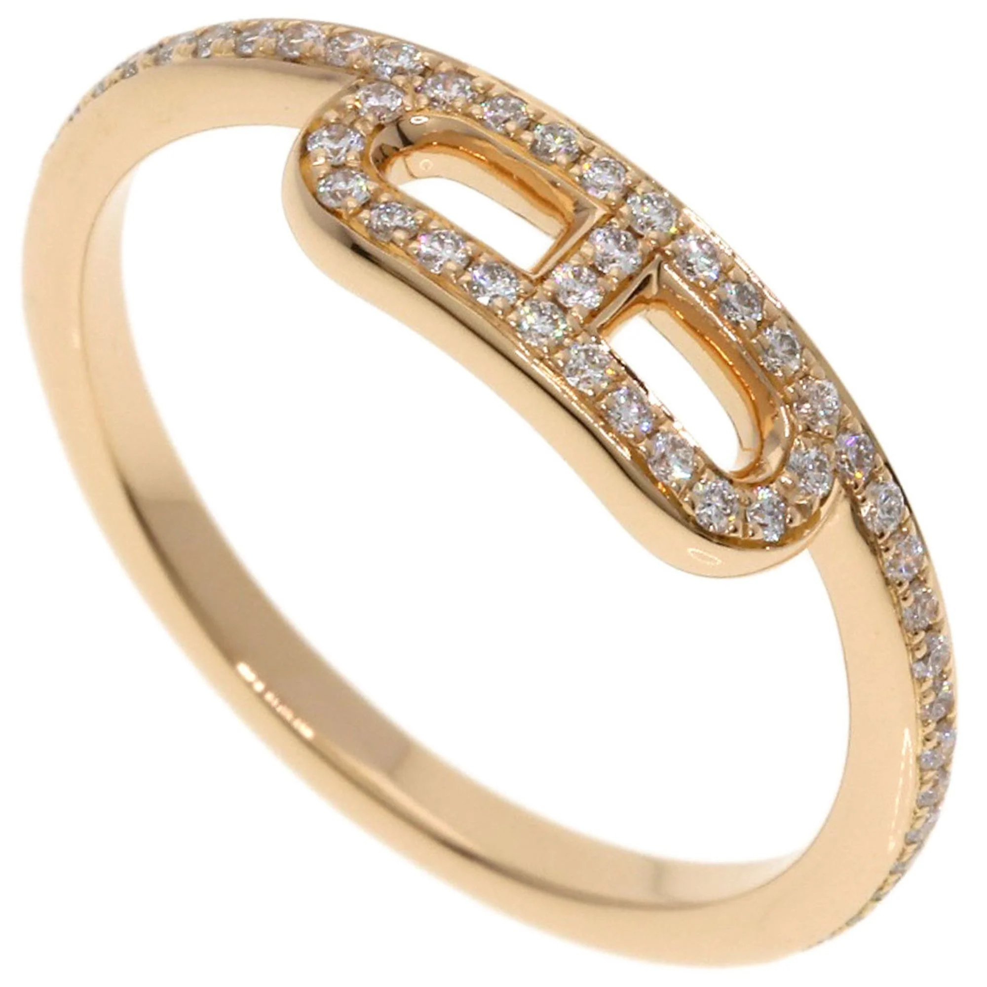 Link d' Ring 18K Rose Gold and Diamond