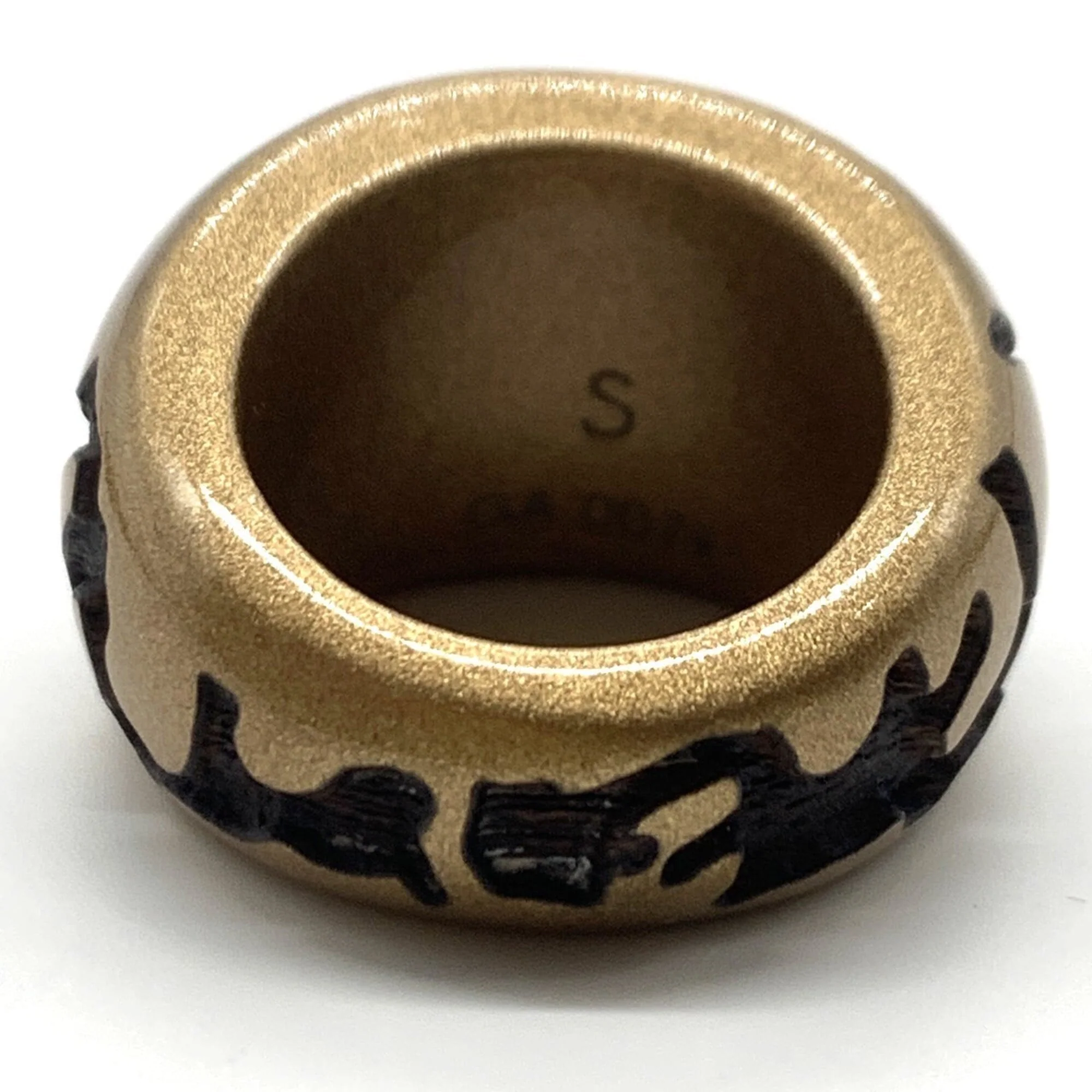 Band Ring Wood Metallic - Image 2