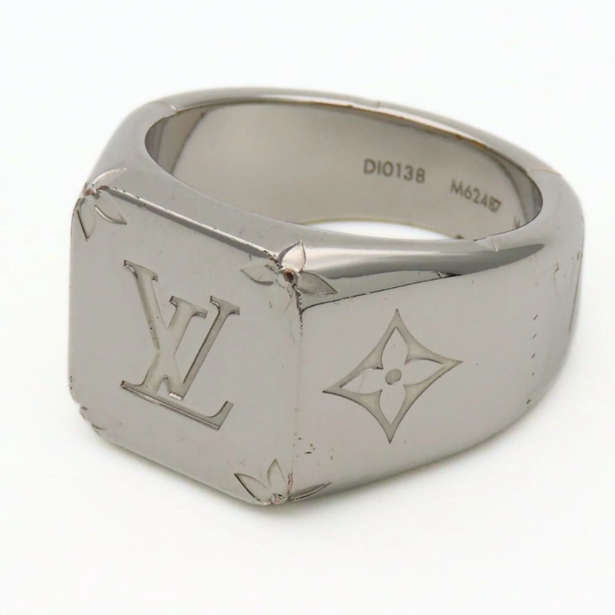 Signet Ring Metal Silver - Image 3