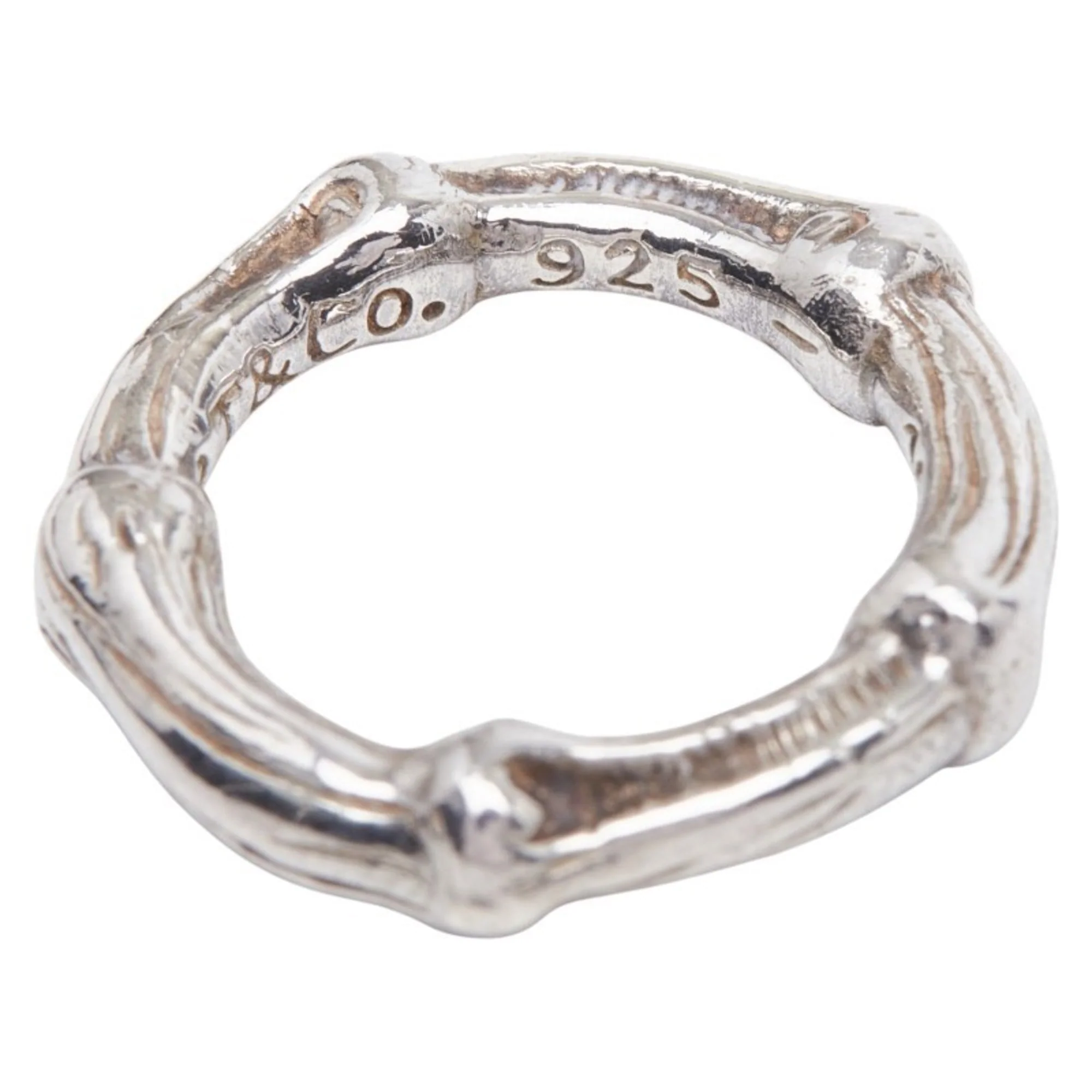 Bamboo Ring Sterling Silver - Image 8