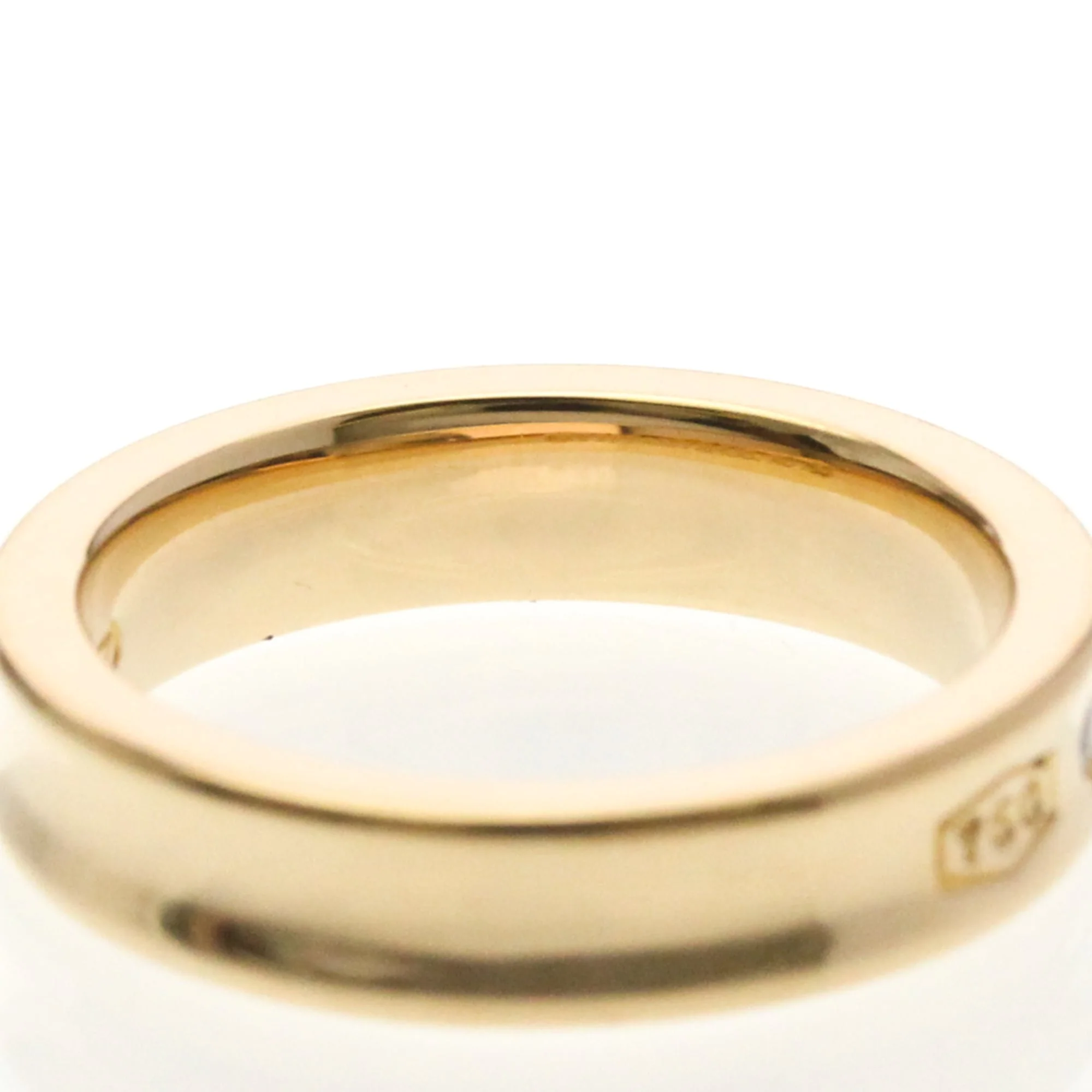 Band Ring 18K Rose Gold with Diamond - Image 7