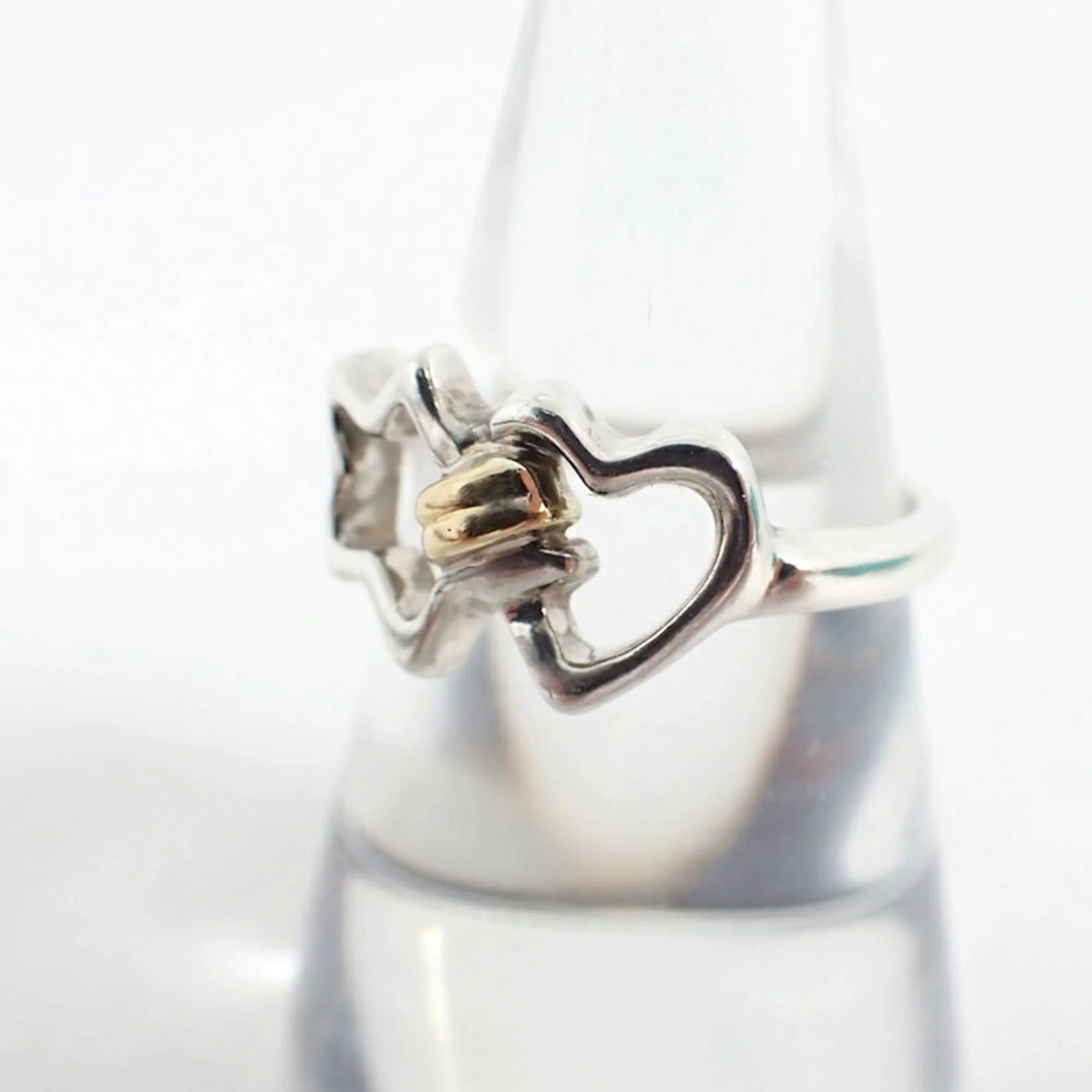 Band Ring Sterling Silver and 18K Yellow Gold - Image 4