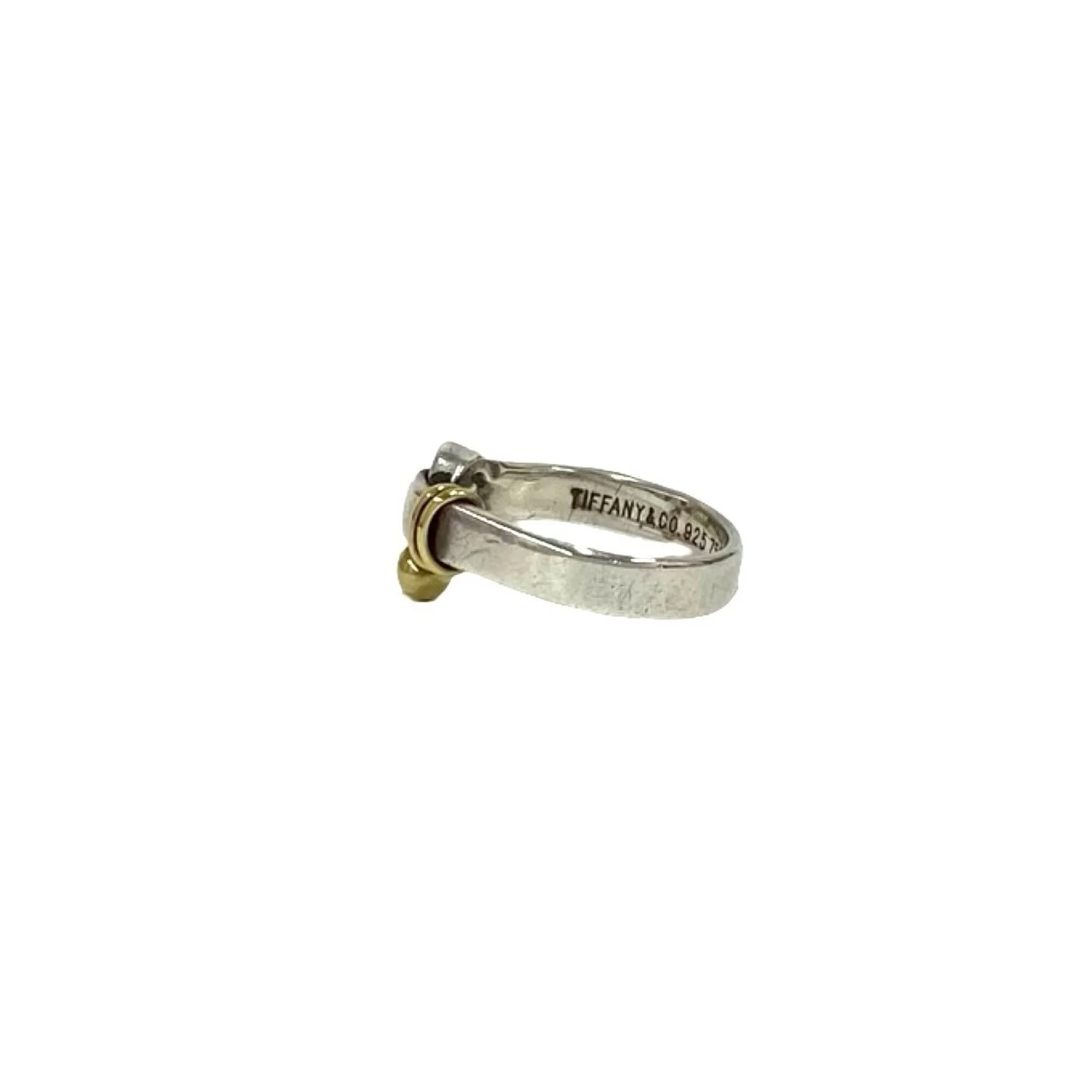 Band Ring Sterling Silver and 18K Yellow Gold - Image 4