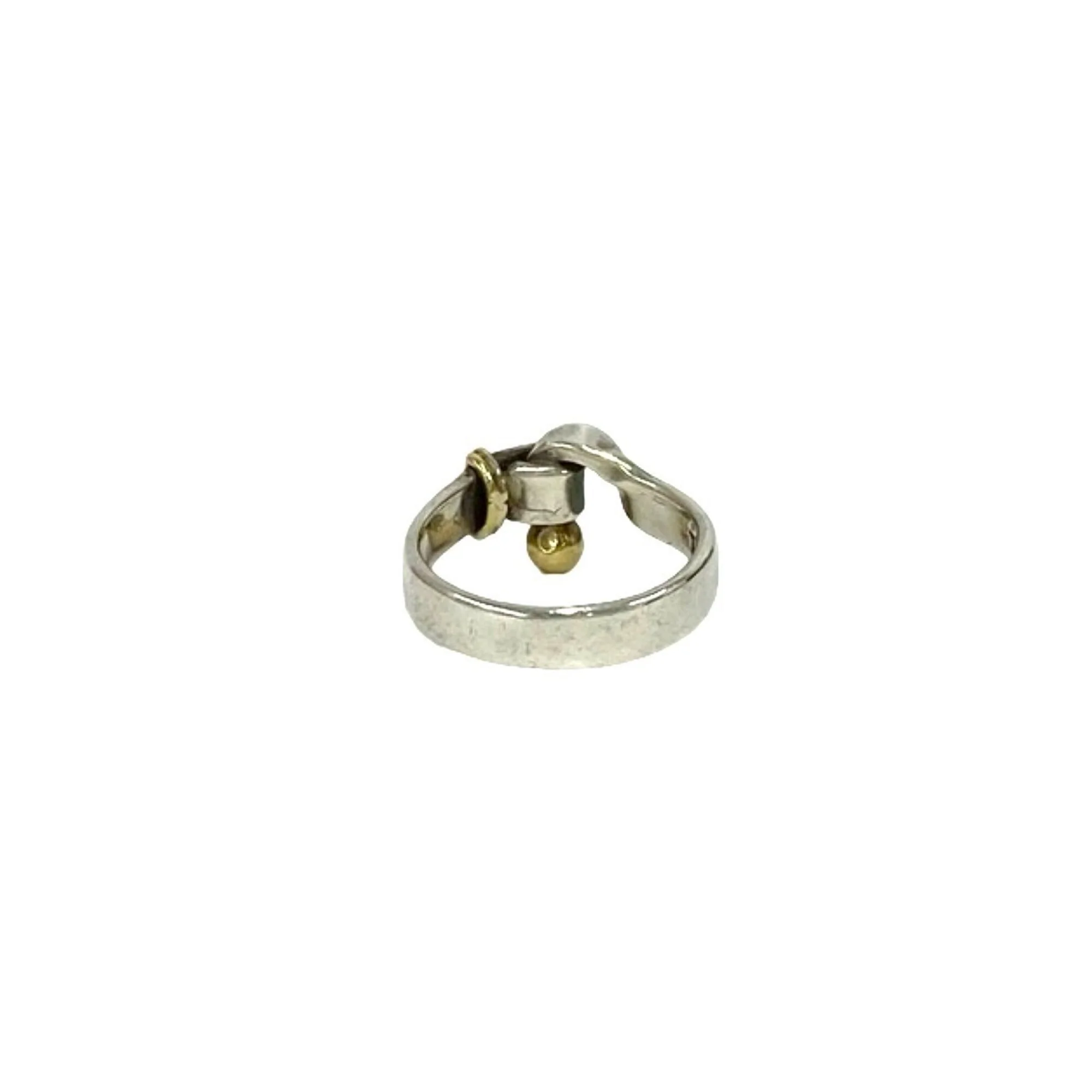 Band Ring Sterling Silver and 18K Yellow Gold - Image 6