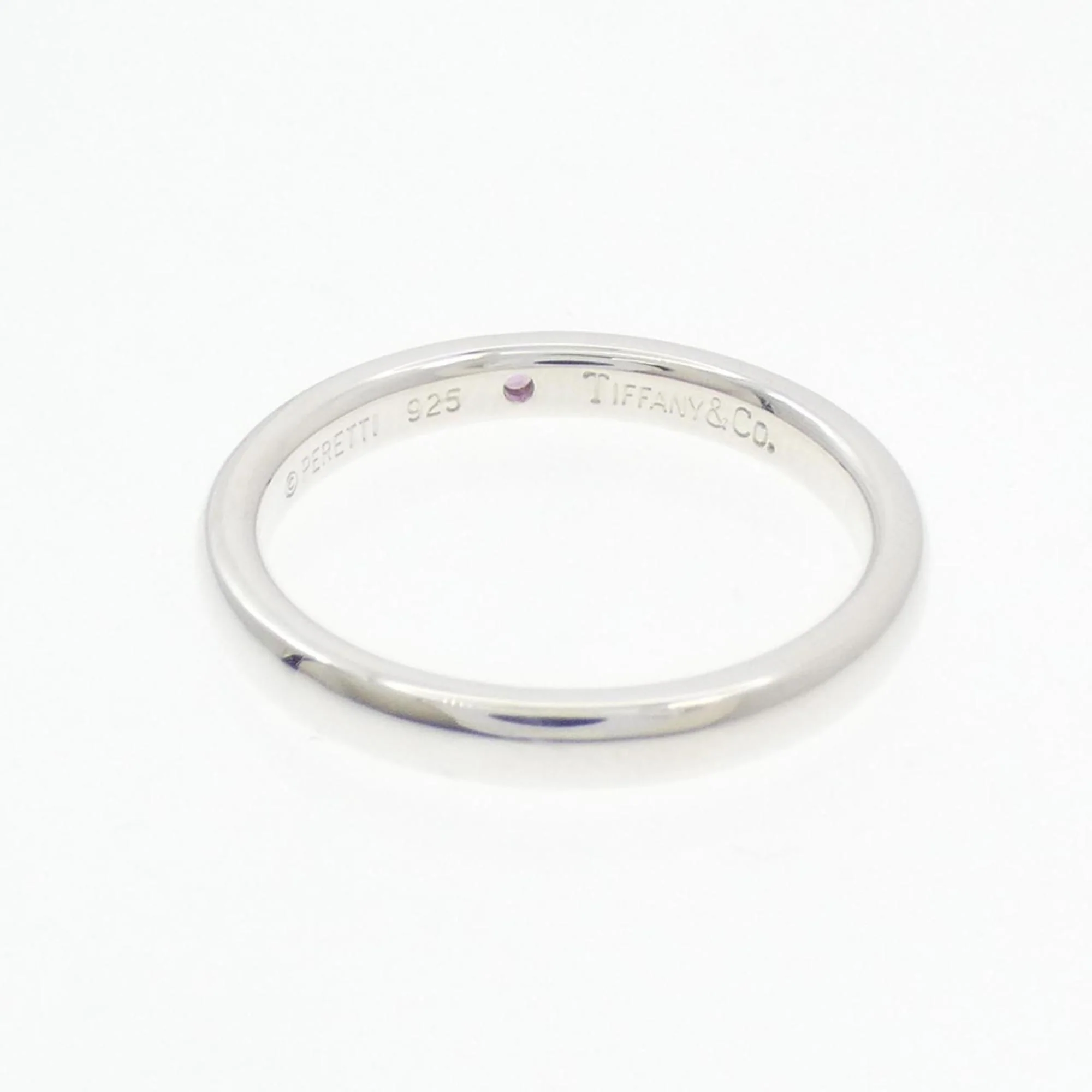Band Ring Sterling Silver with Sapphire - Image 3