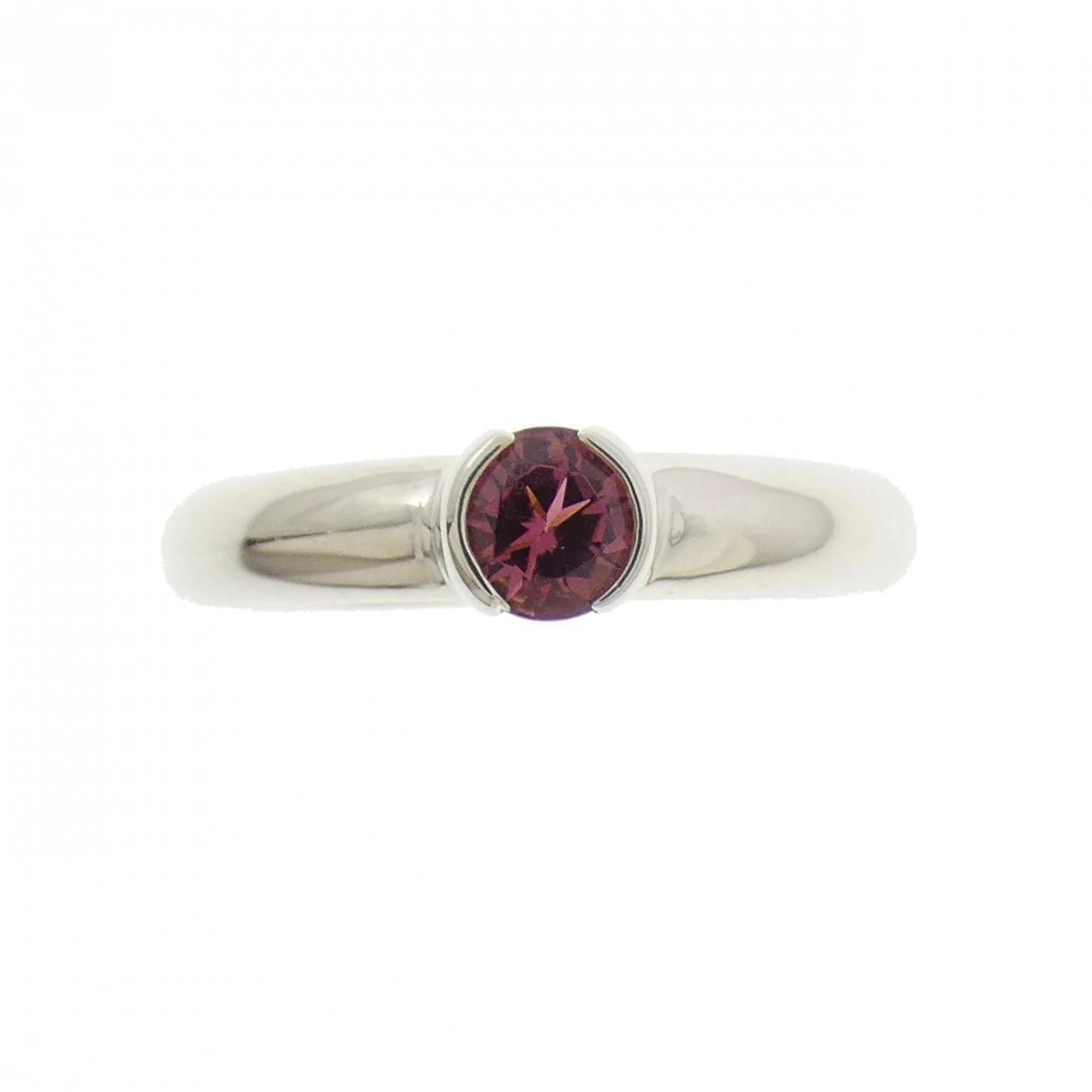 Band Ring Sterling Silver with Tourmaline - Image 2