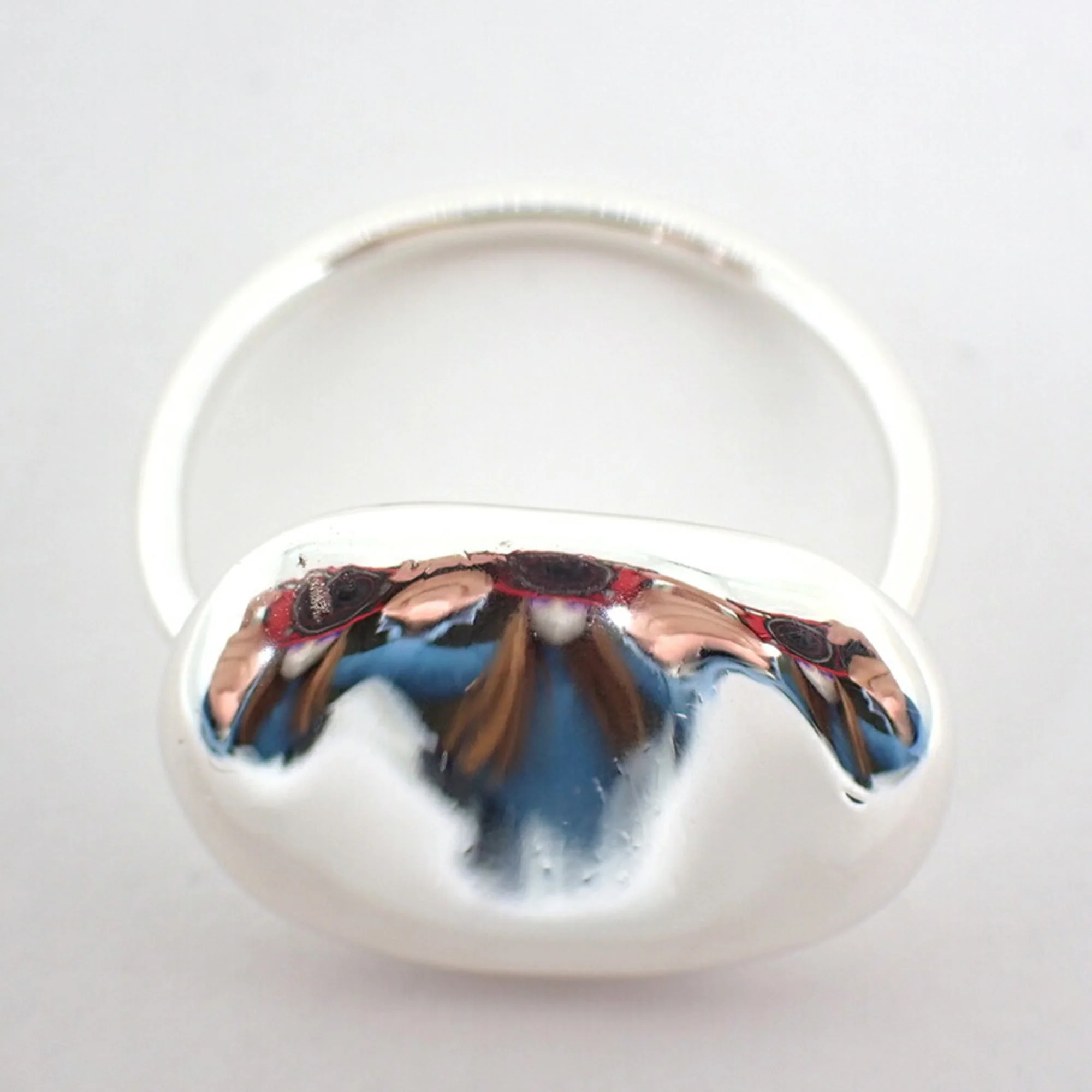 Bean Ring Sterling Silver - Image 4