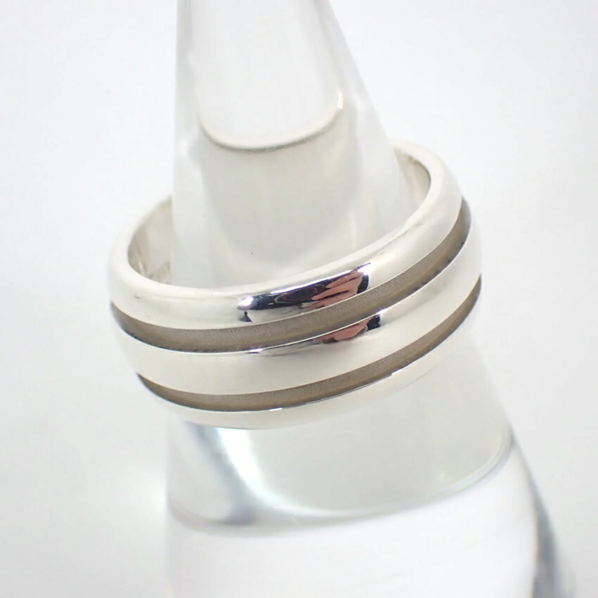 Double Line Ring Sterling Silver - Image 3