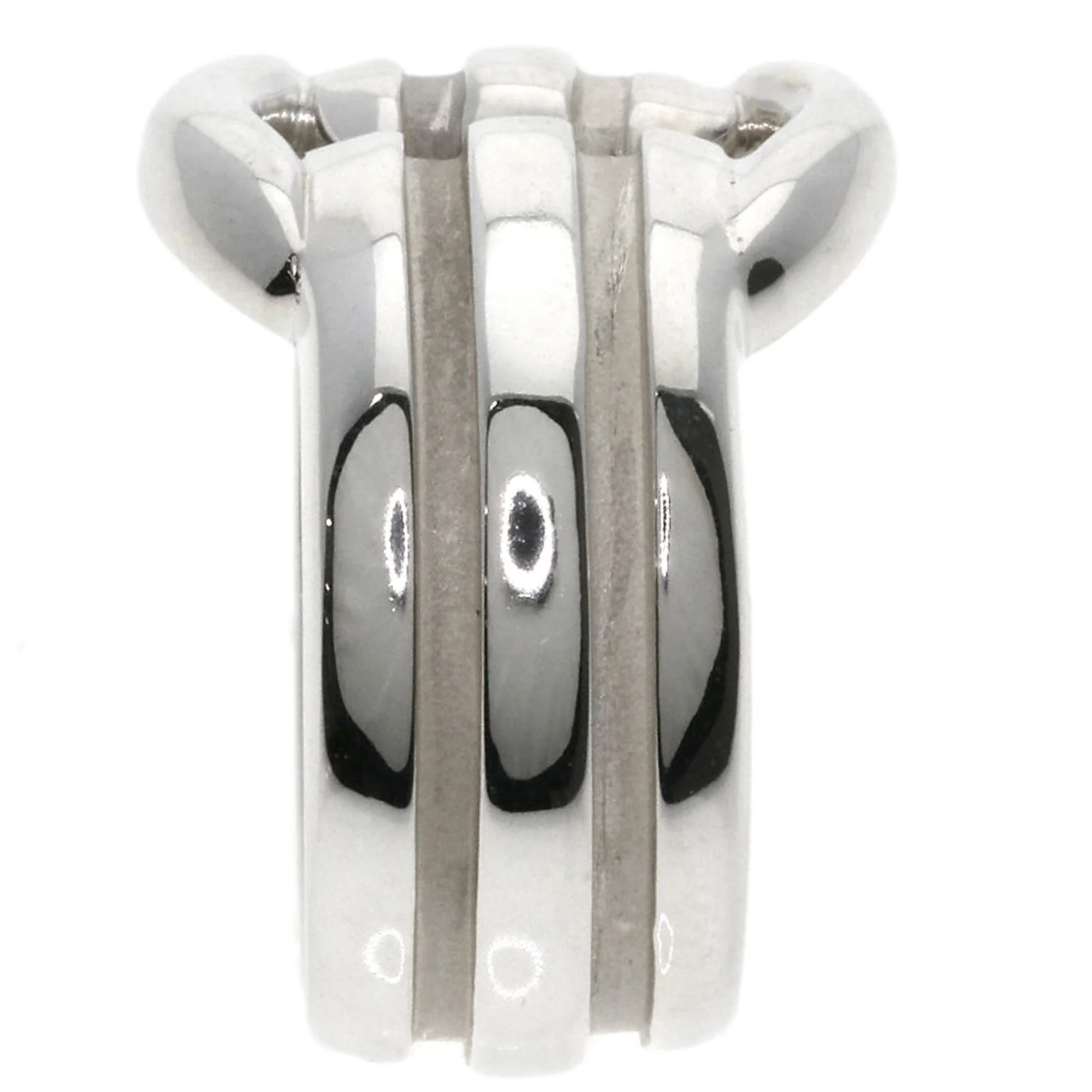 Grooved Circle Ring Sterling Silver - Image 3