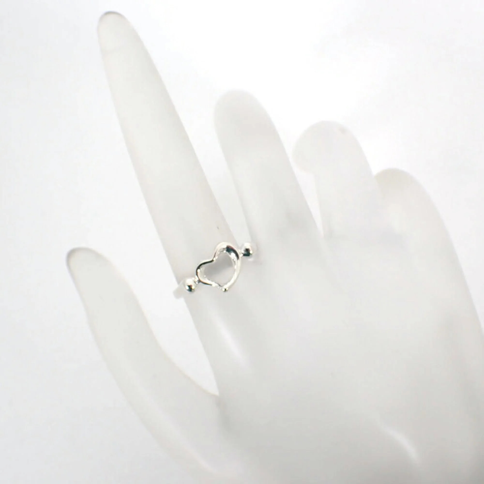 Heart Ring Sterling Silver - Image 5