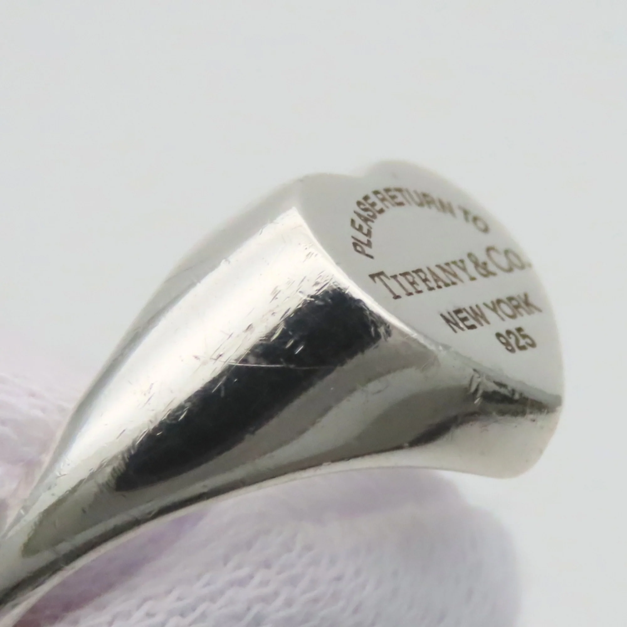 Heart Signet Ring Sterling Silver - Image 8