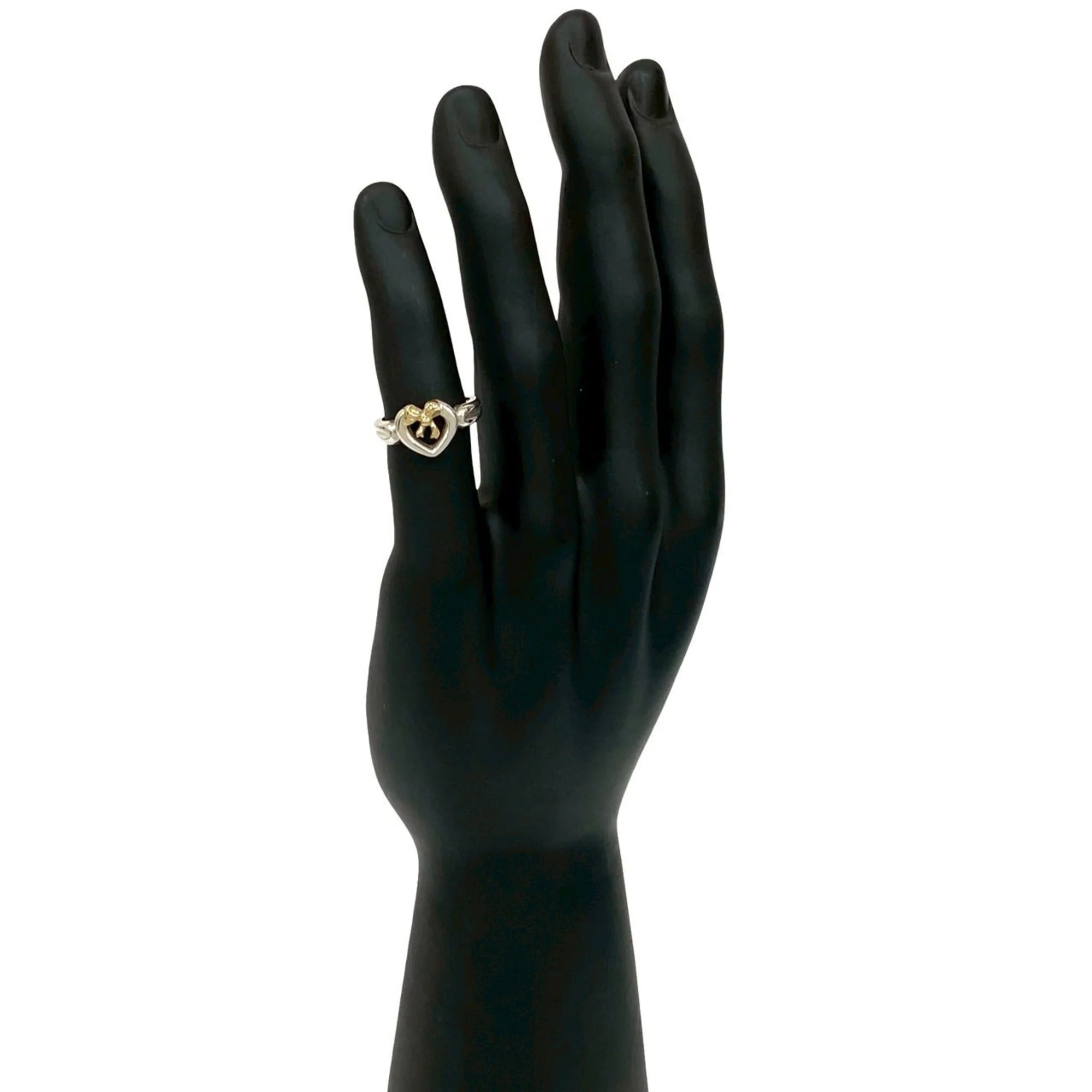 Ring 18K Gold and Sterling Silver - Image 2