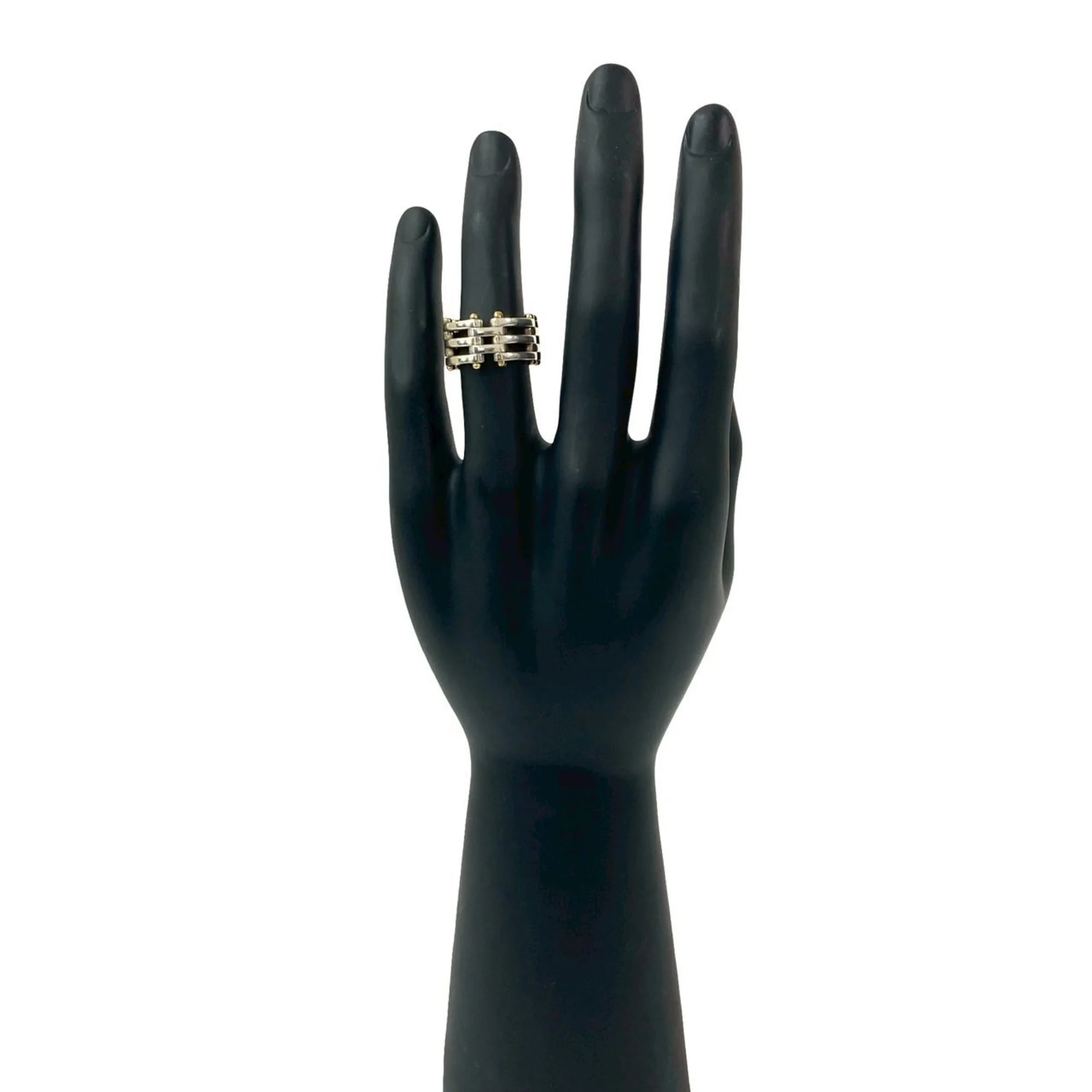 Ring 18K Gold and Sterling Silver - Image 2