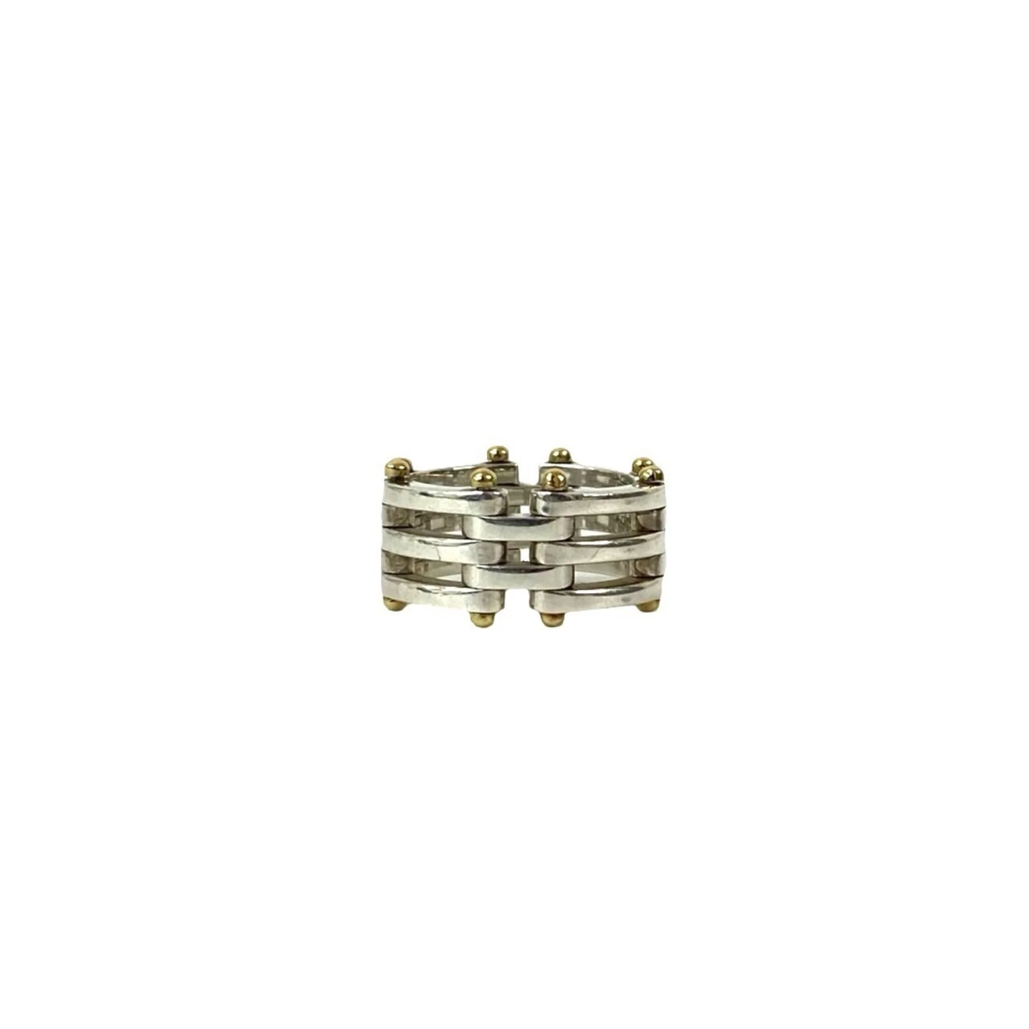 Ring 18K Gold and Sterling Silver - Image 4