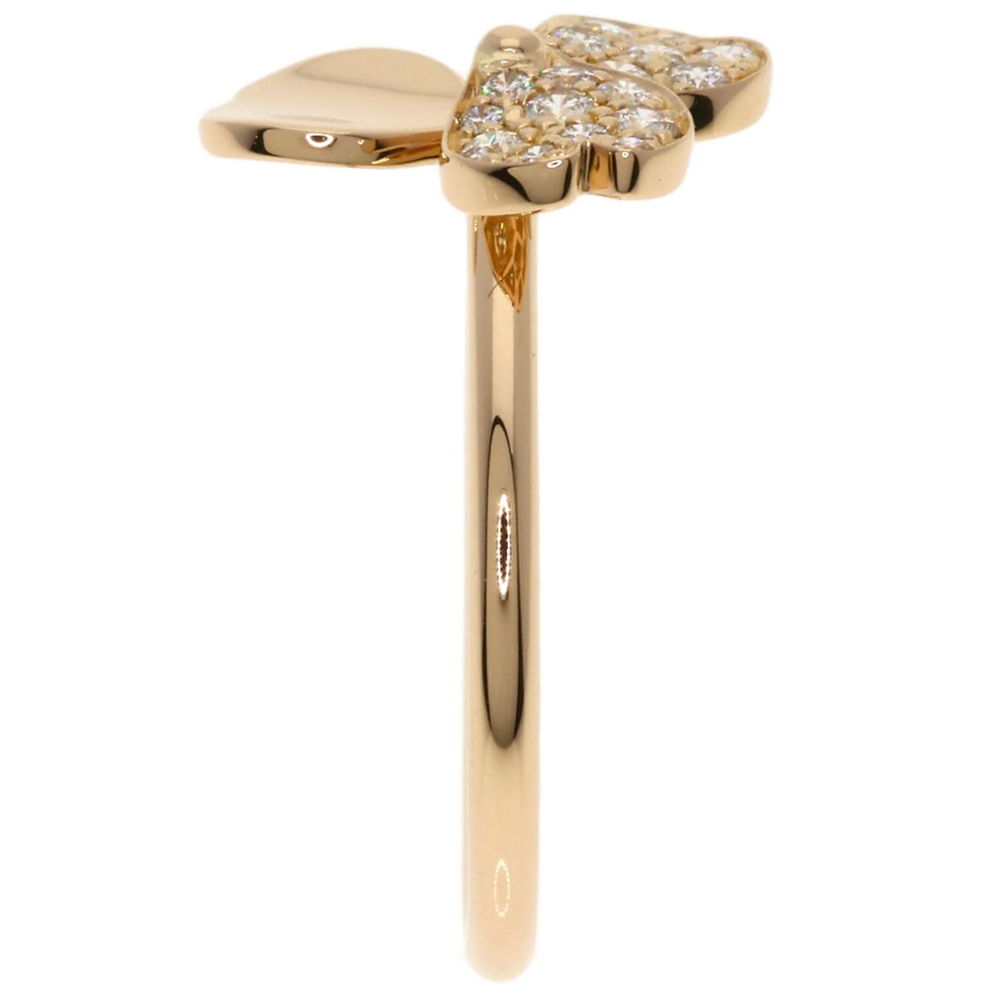 Ring 18K Rose Gold with Pink Diamond - Image 3