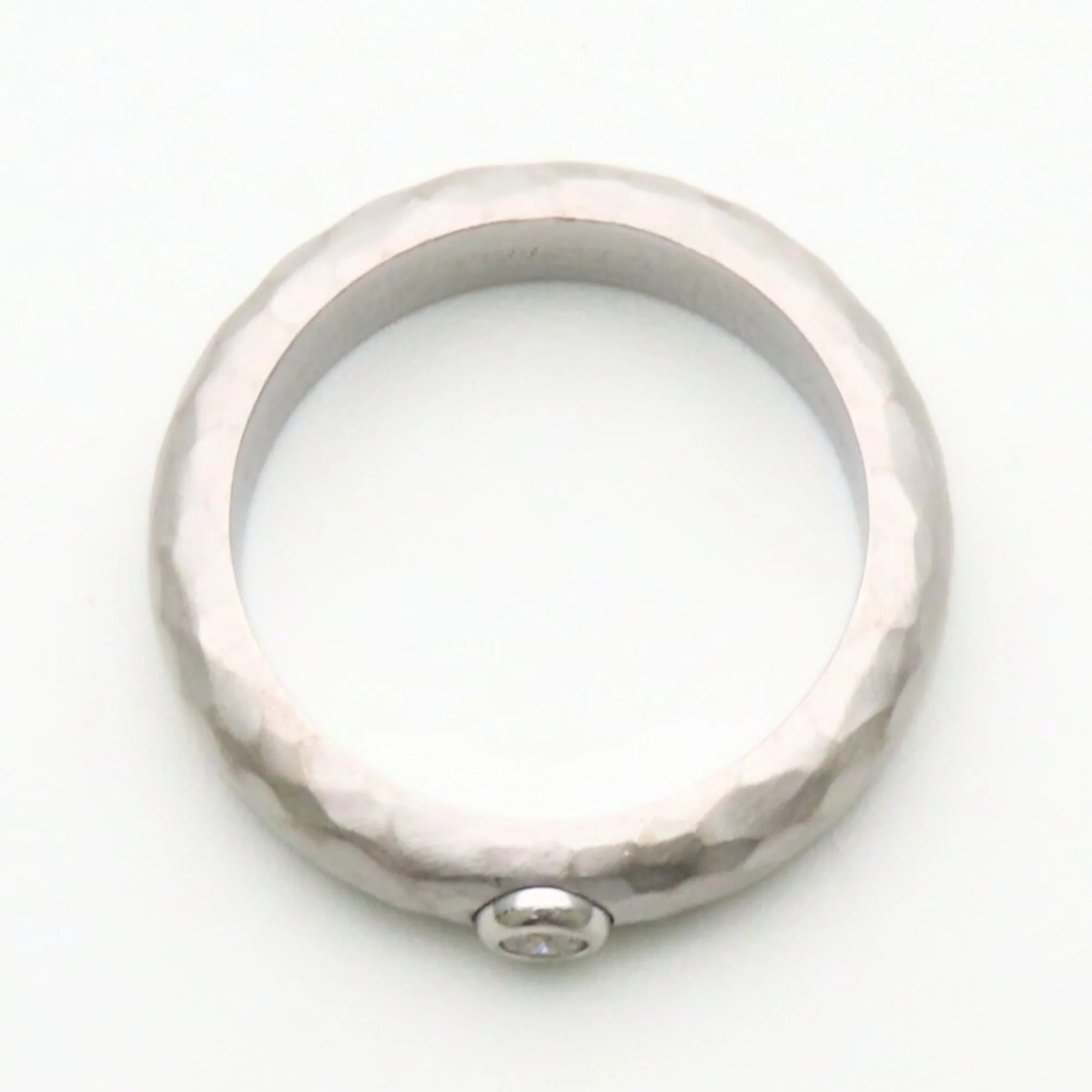 Ring 18K White Gold with Diamond - Image 6