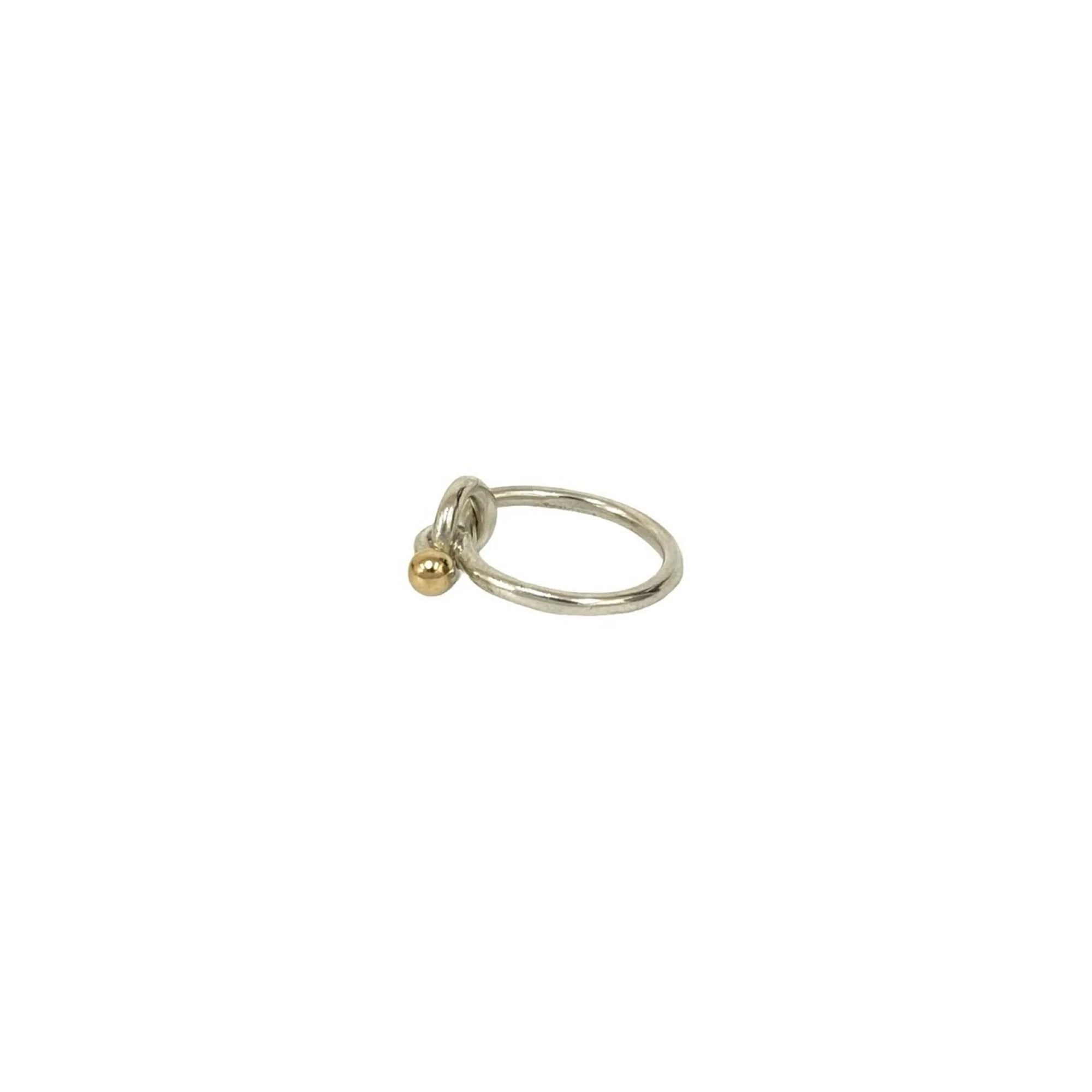 Ring 18K Yellow Gold and Sterling Silver - Image 4