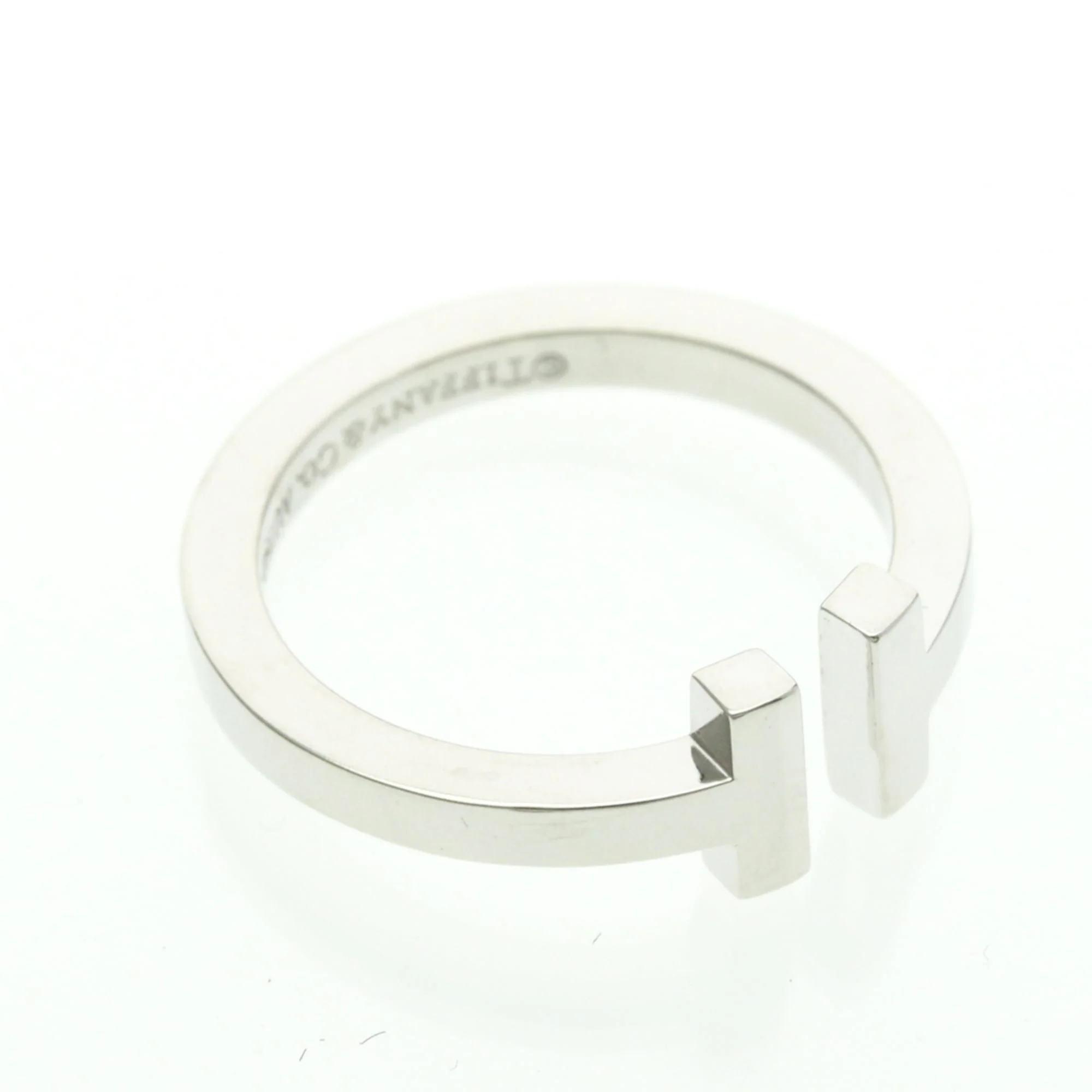 T-Square Ring 18K White Gold - Image 9