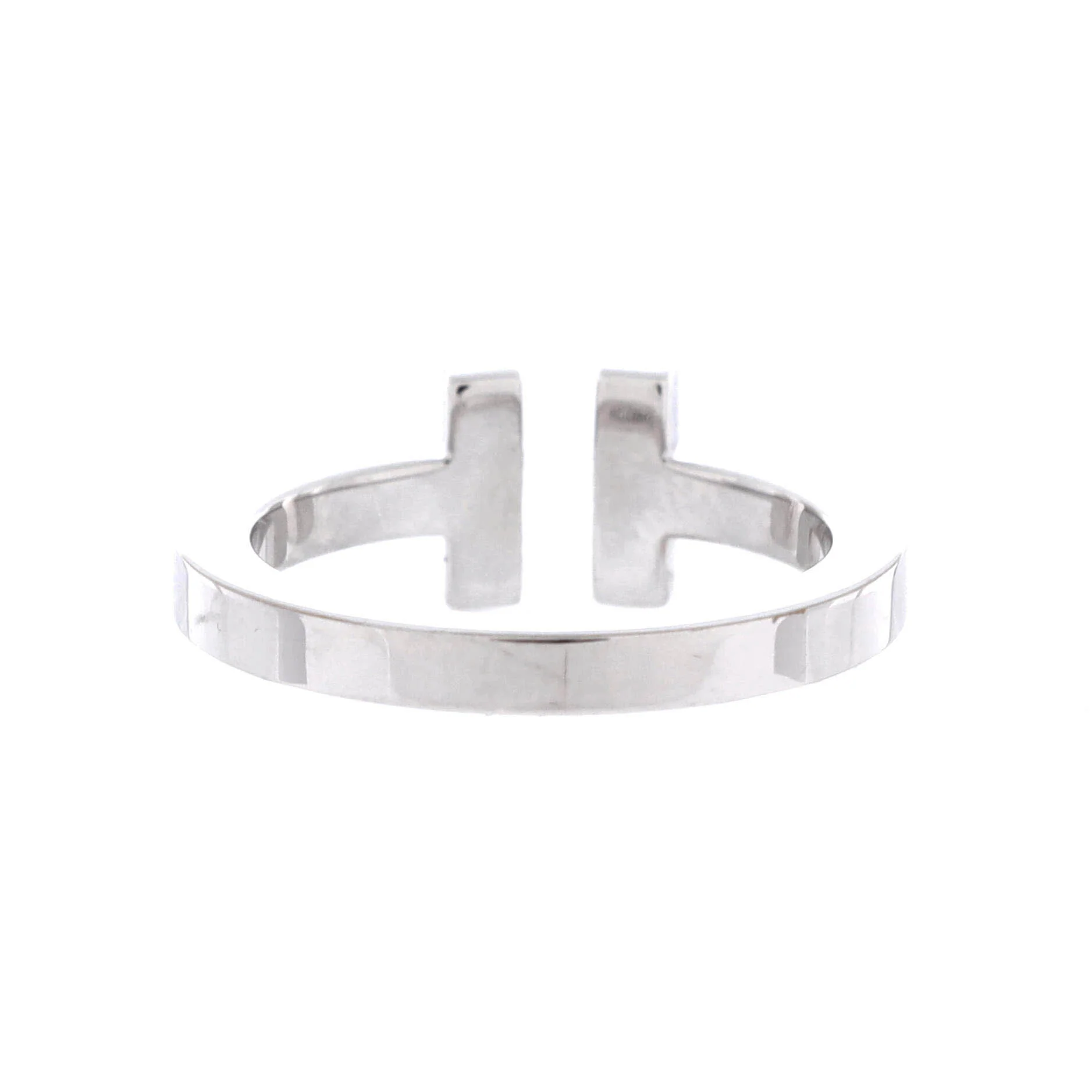 T Square Ring 18K White Gold - Image 3