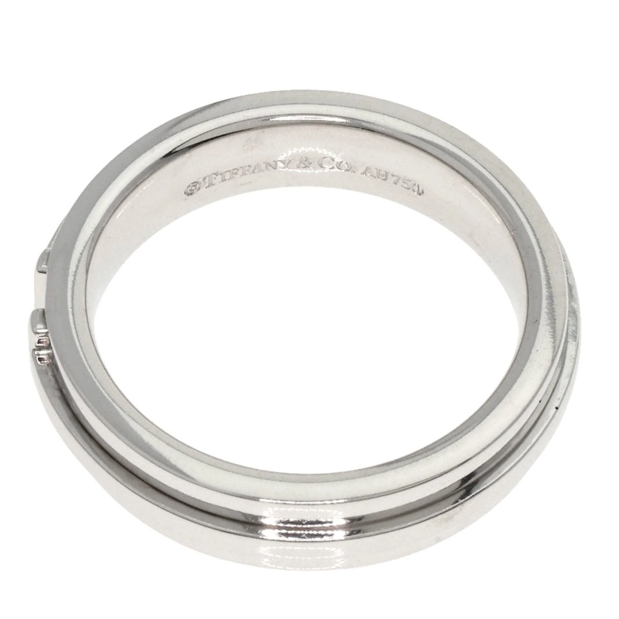 T Two Narrow Ring 18K White Gold - Image 4