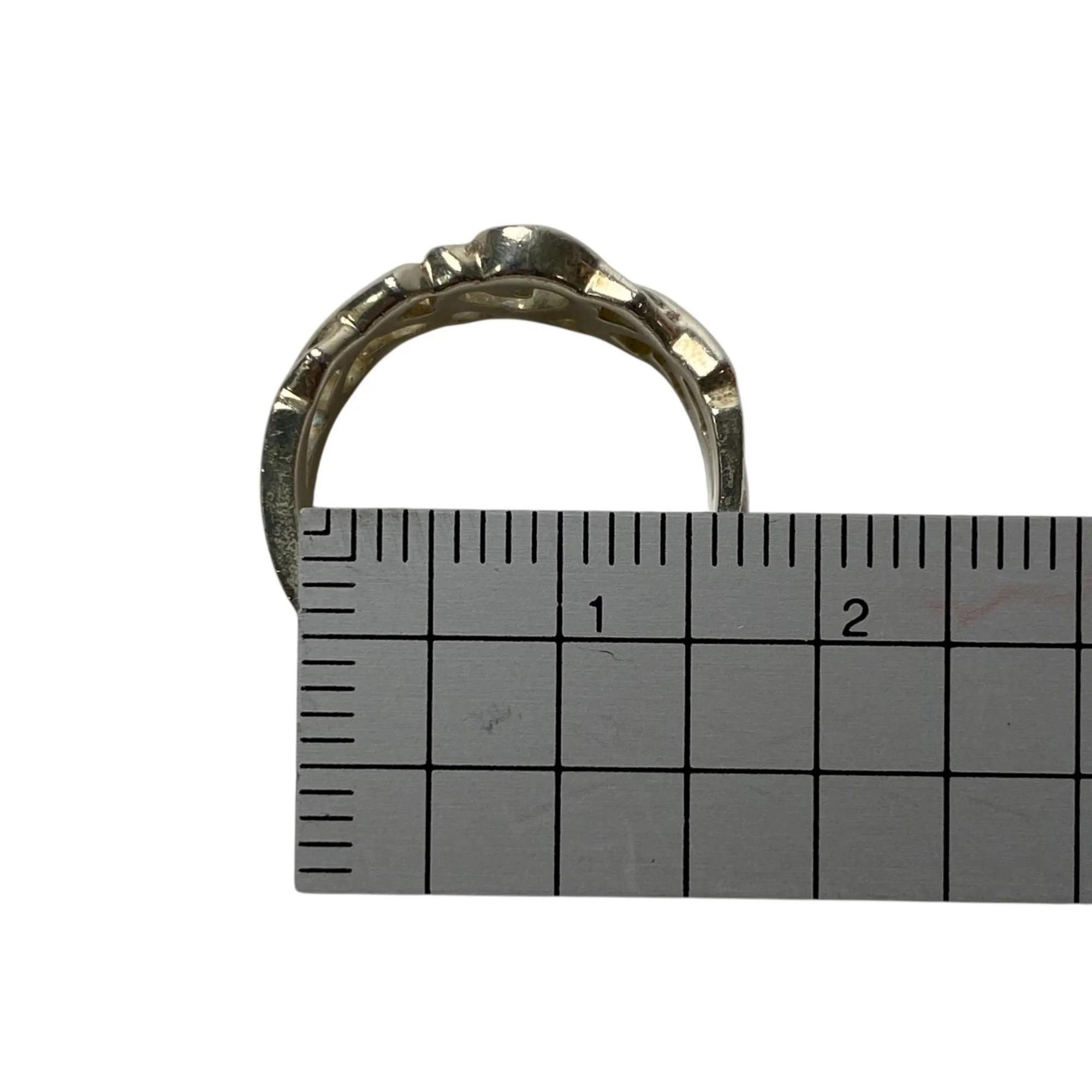 Triple Loving Heart Ring Sterling Silver - Image 8