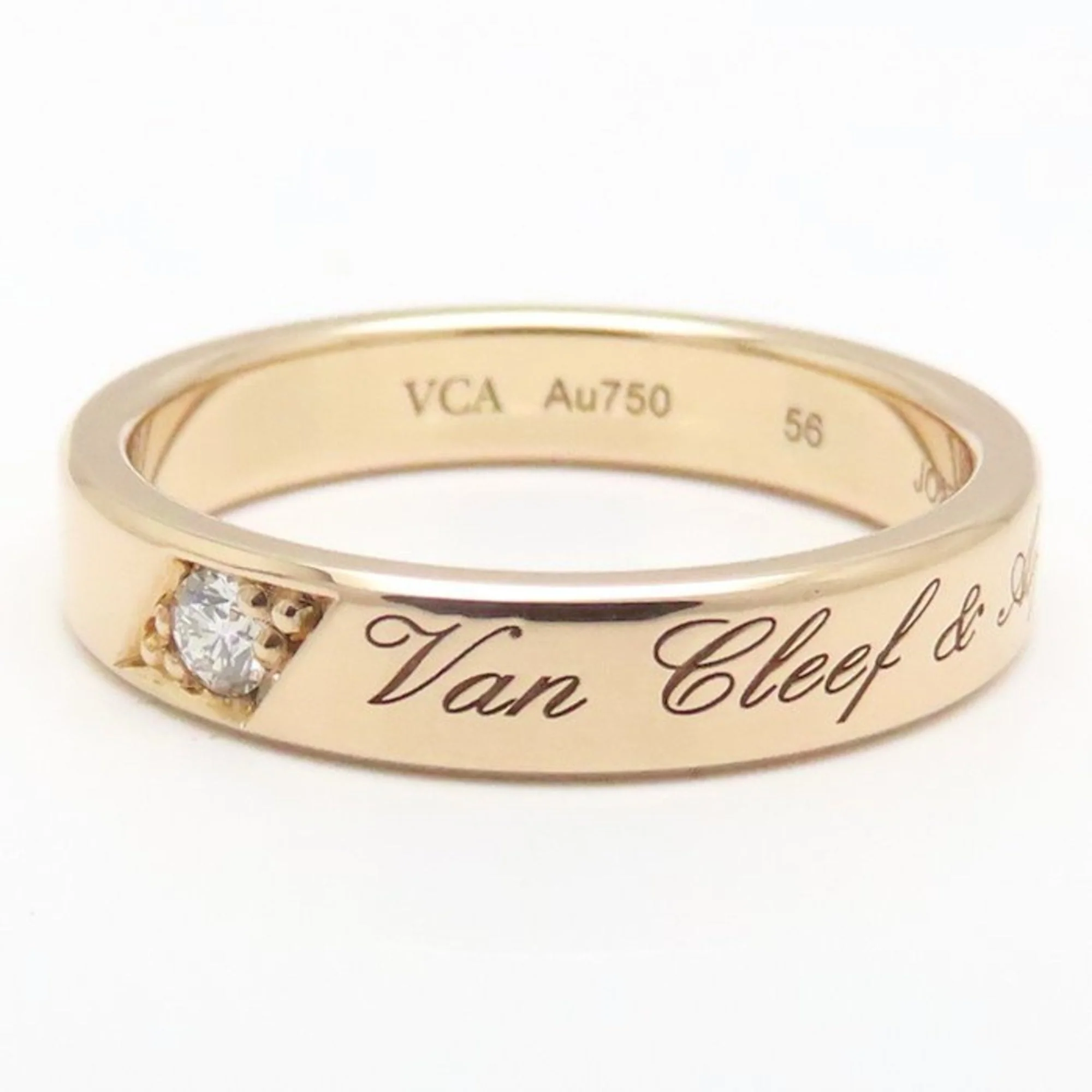 Toujours Signature Etoile Ring 18K Rose Gold and Diamond - Image 8