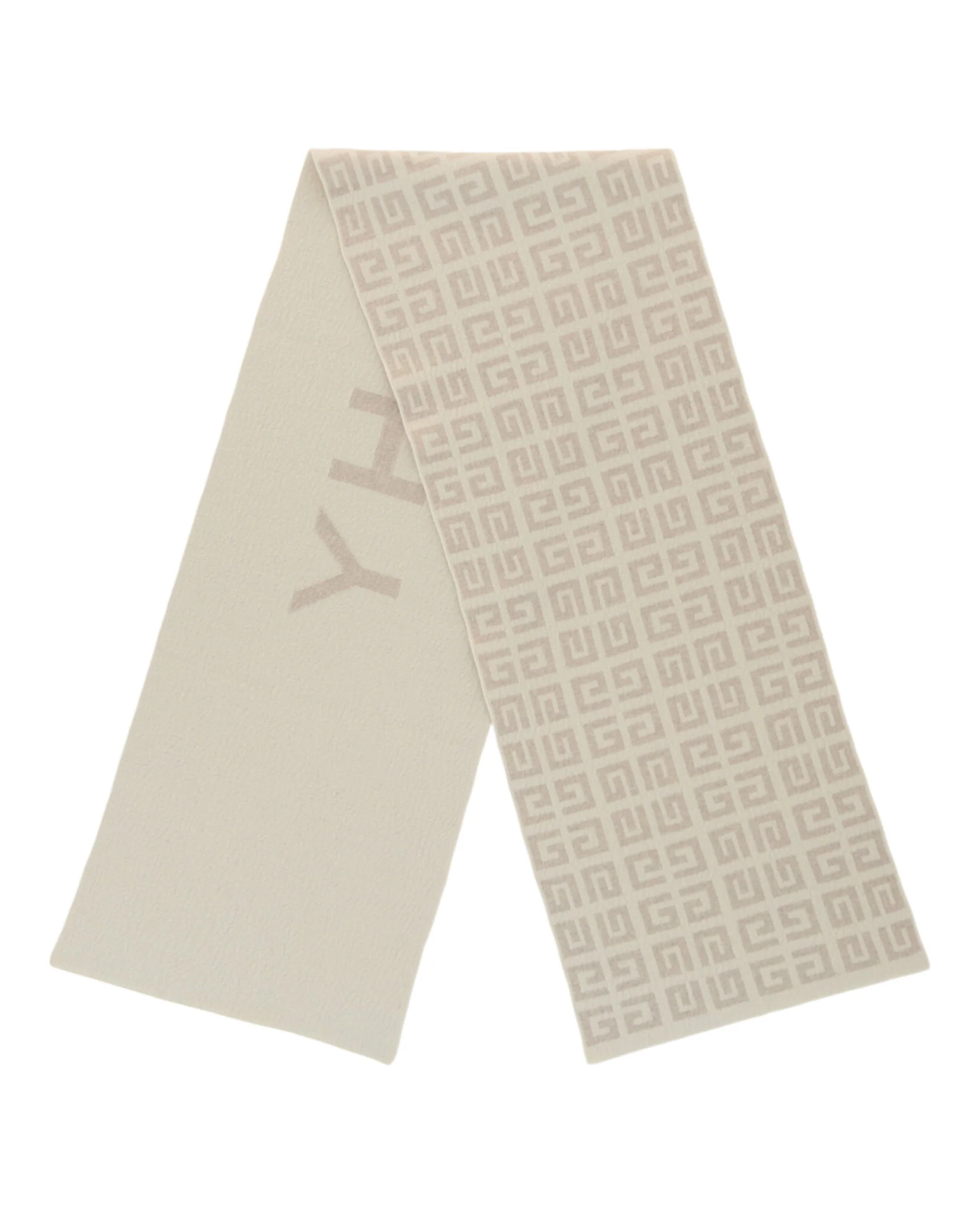 Reversible Logo Wool Scarf - Image 4