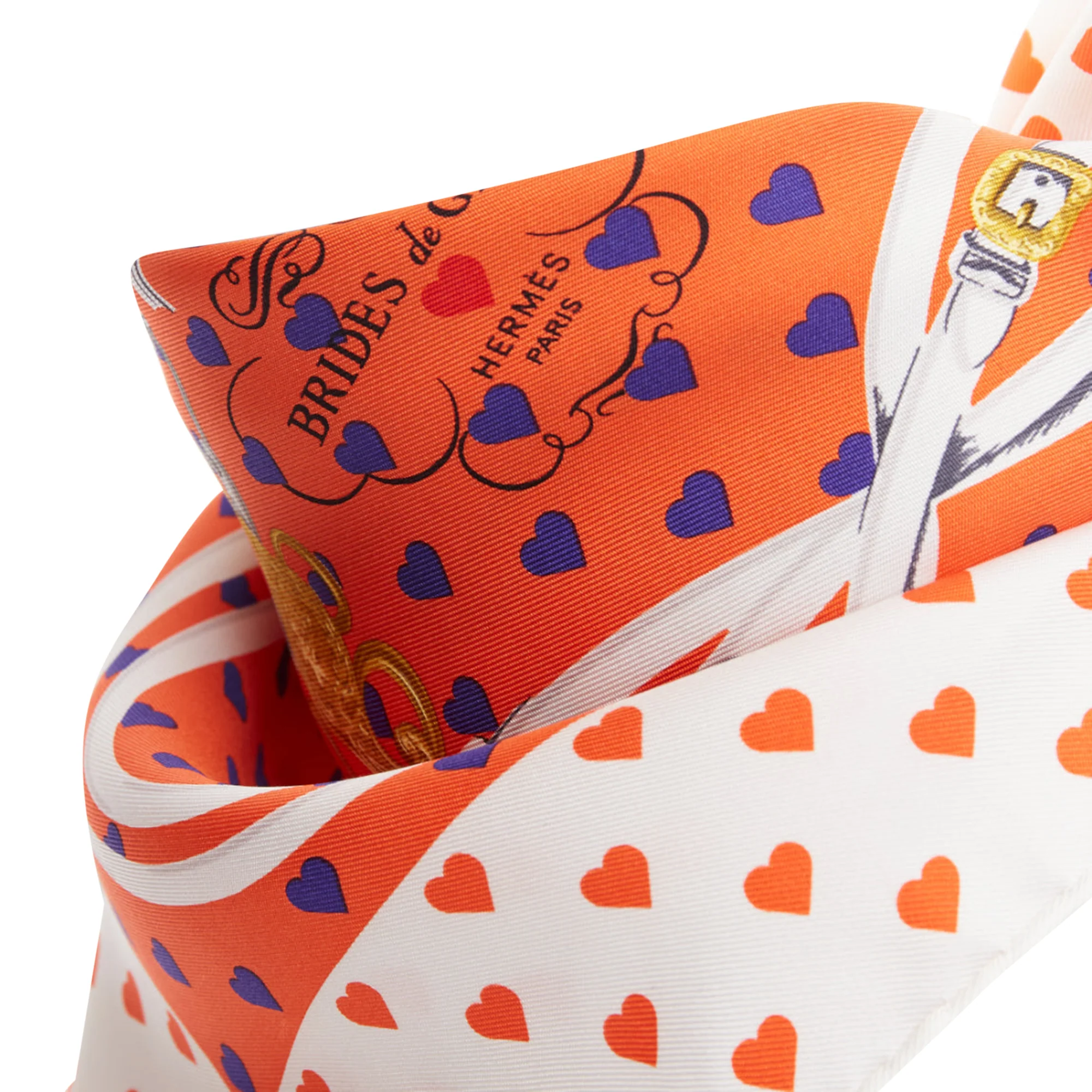 Hermes Bride De Gala Heart Barrcco Small Scarf - Image 2