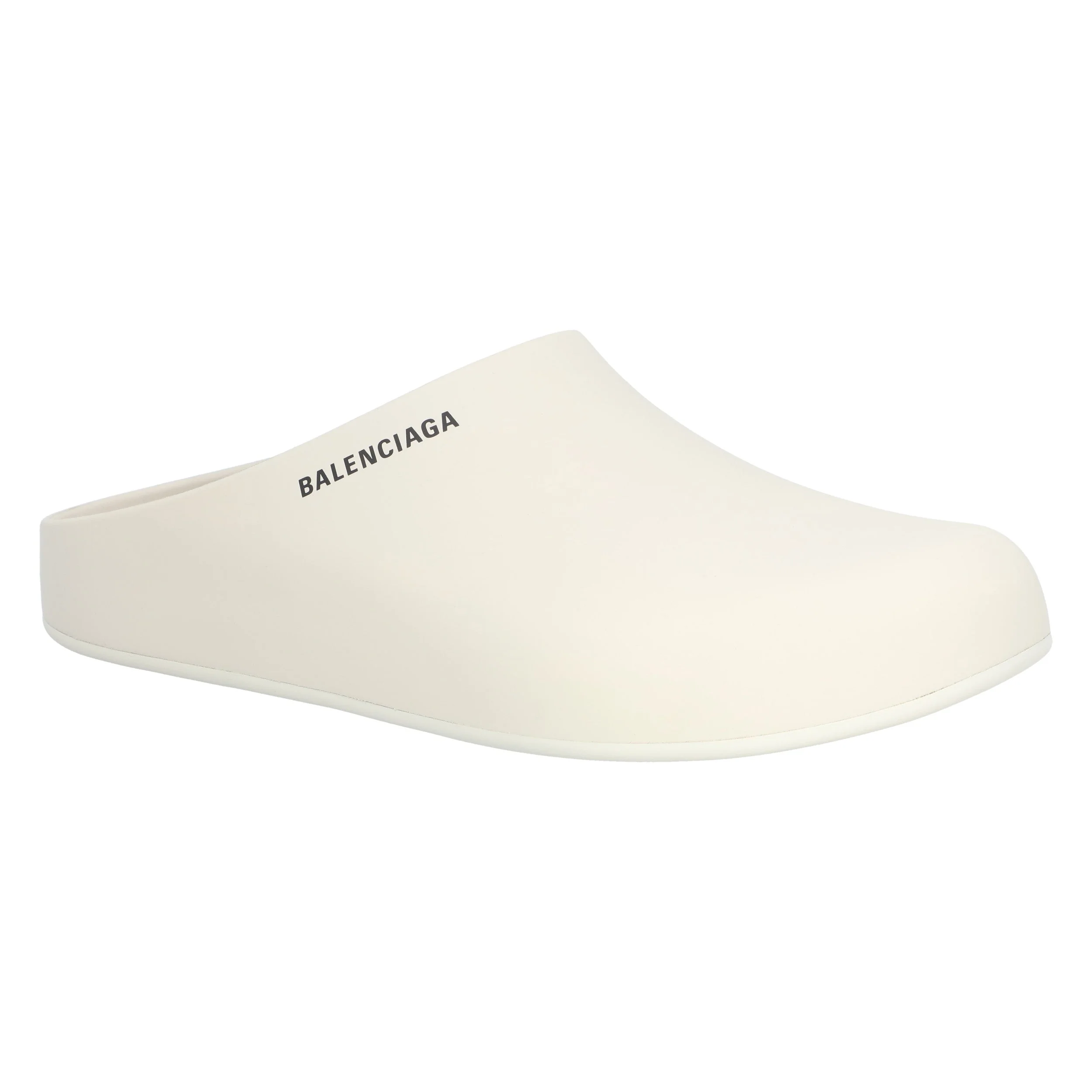 Men's Balenciaga Mule Slide In Nacre Beige