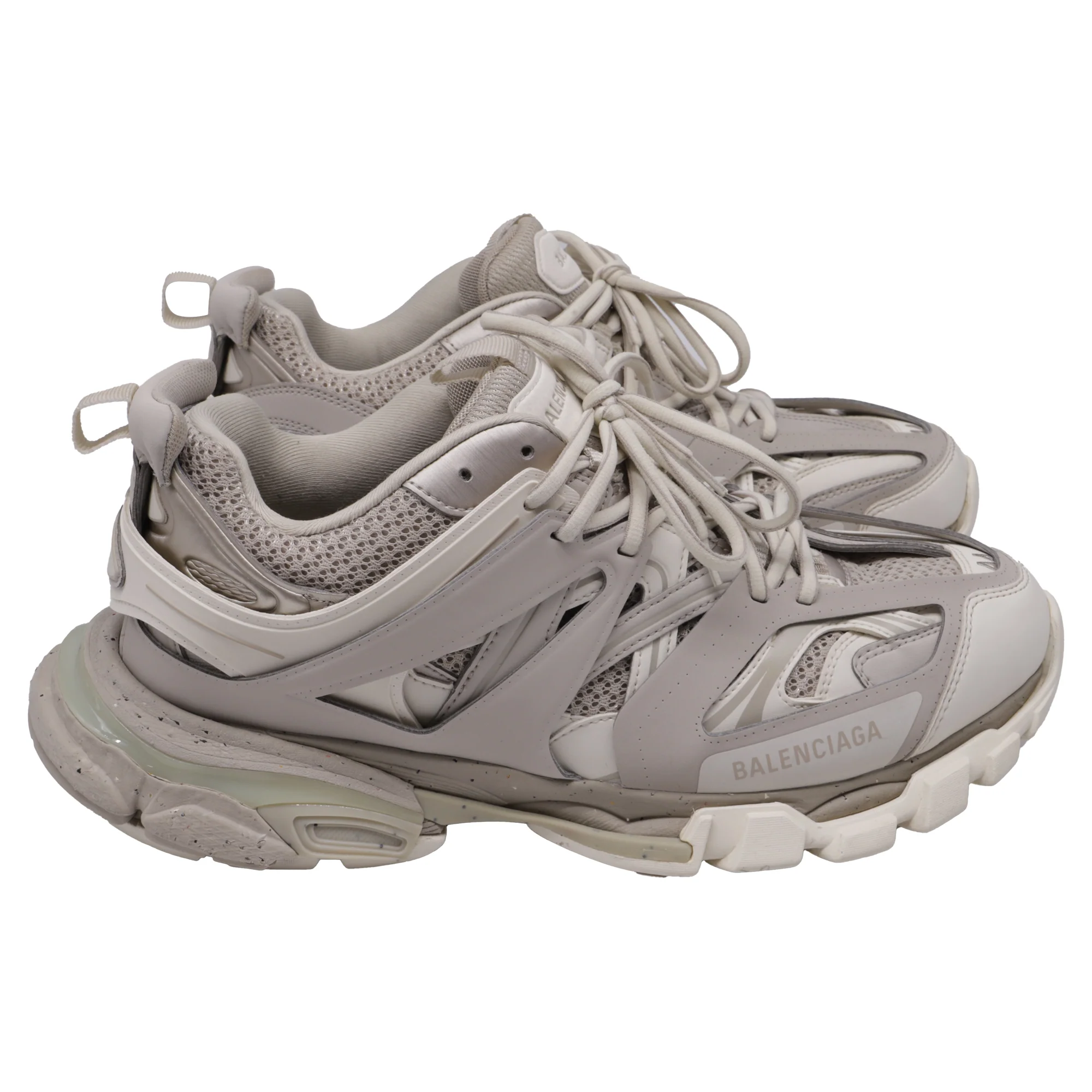 Men's Balenciaga Track Sneakers in Grey Polyurethane