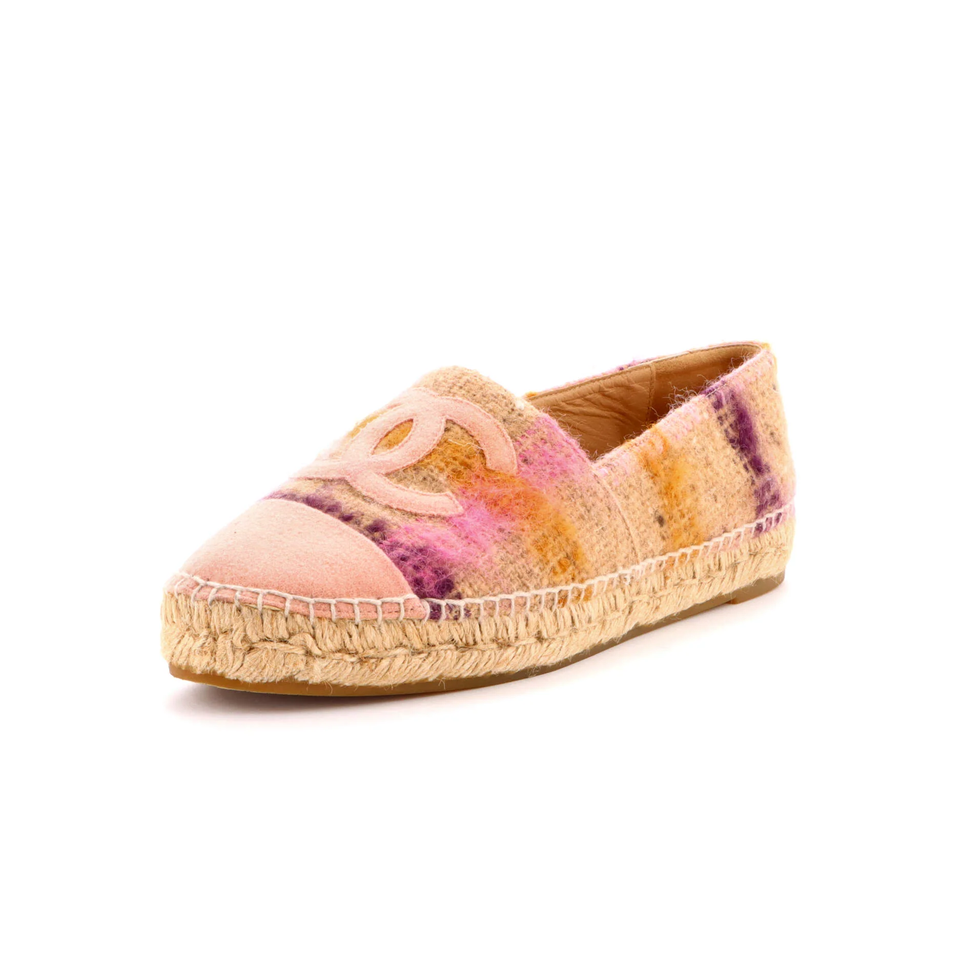 Women's CC Cap Toe Espadrilles Tweed