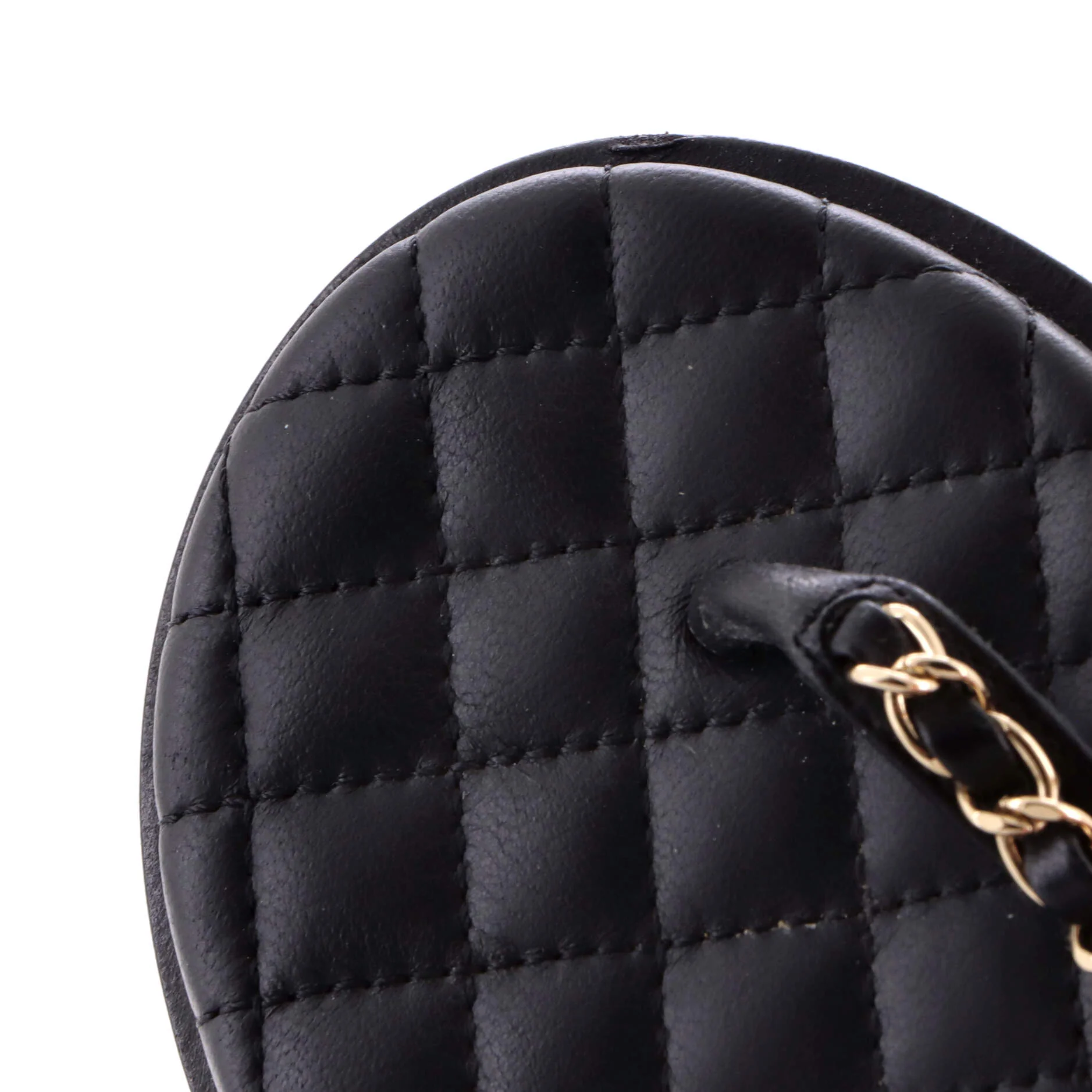 Women's CC Chain Thong Sandals Leather - Image 5