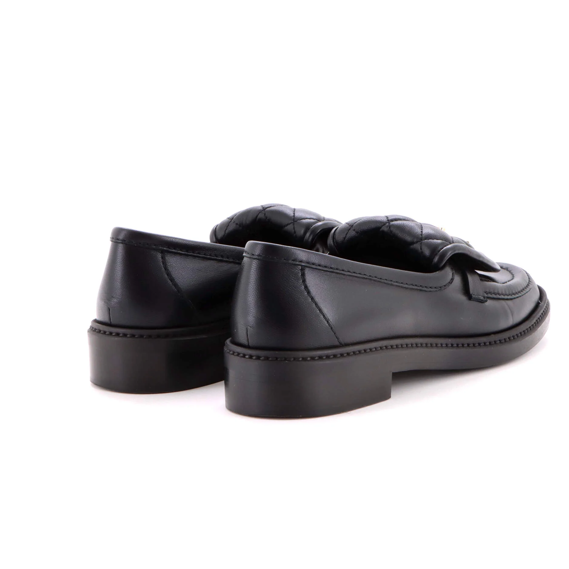 Women's CC Loafers Quilted Leather - Image 3