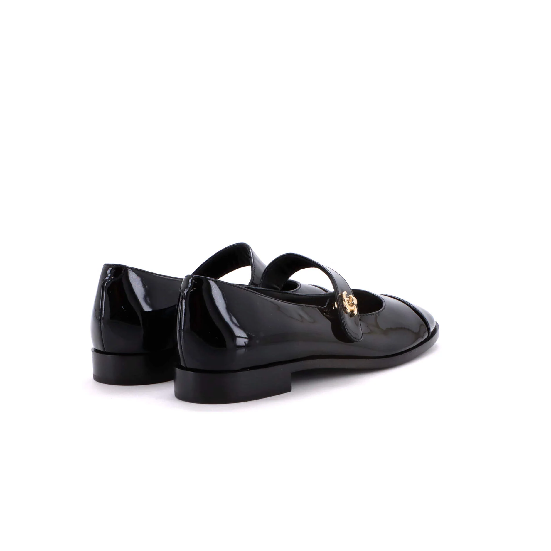 Women's CC Turnlock Mary Jane Flats Patent - Image 3