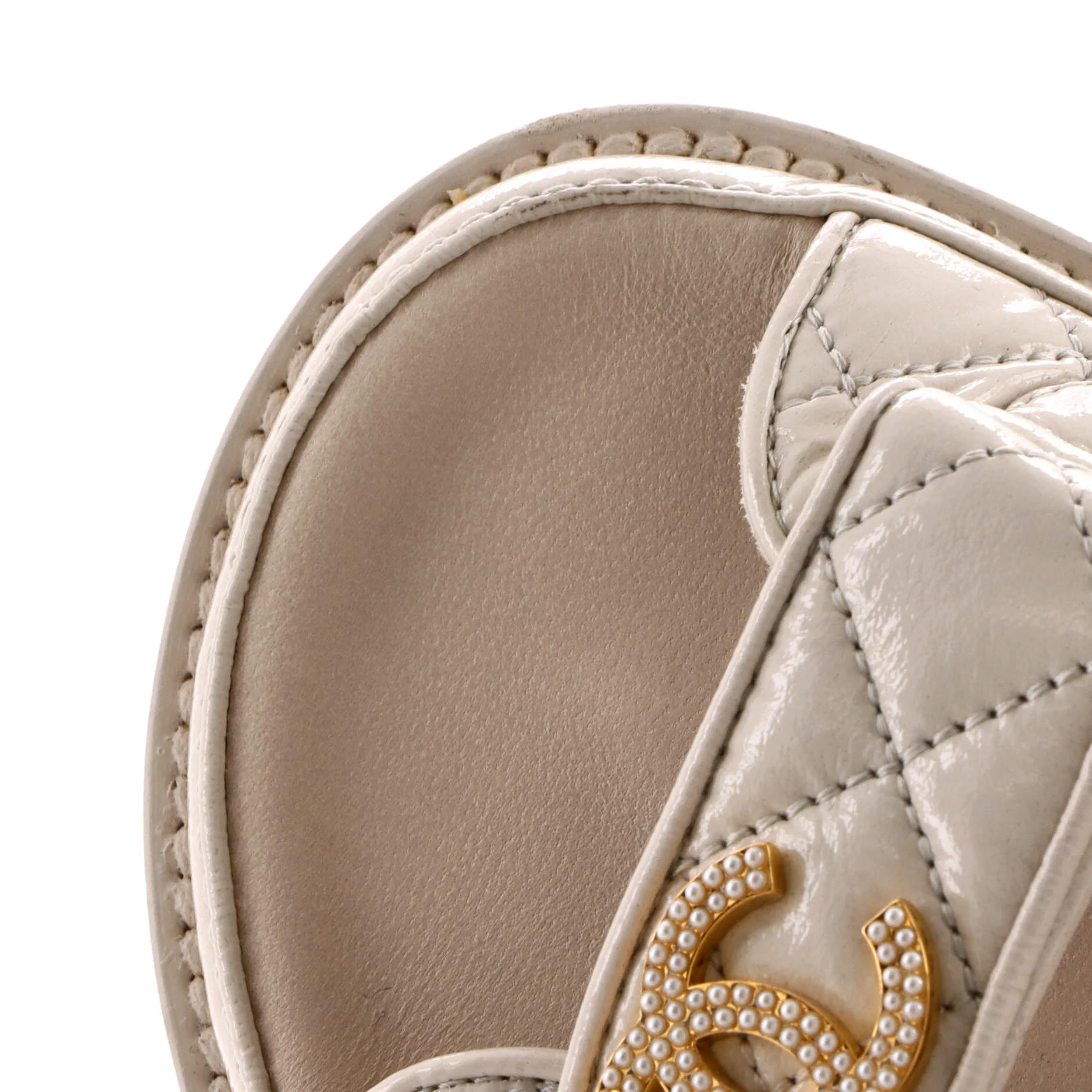 Women's Velcro Open Back Dad Sandals Quilted Leather - Image 5