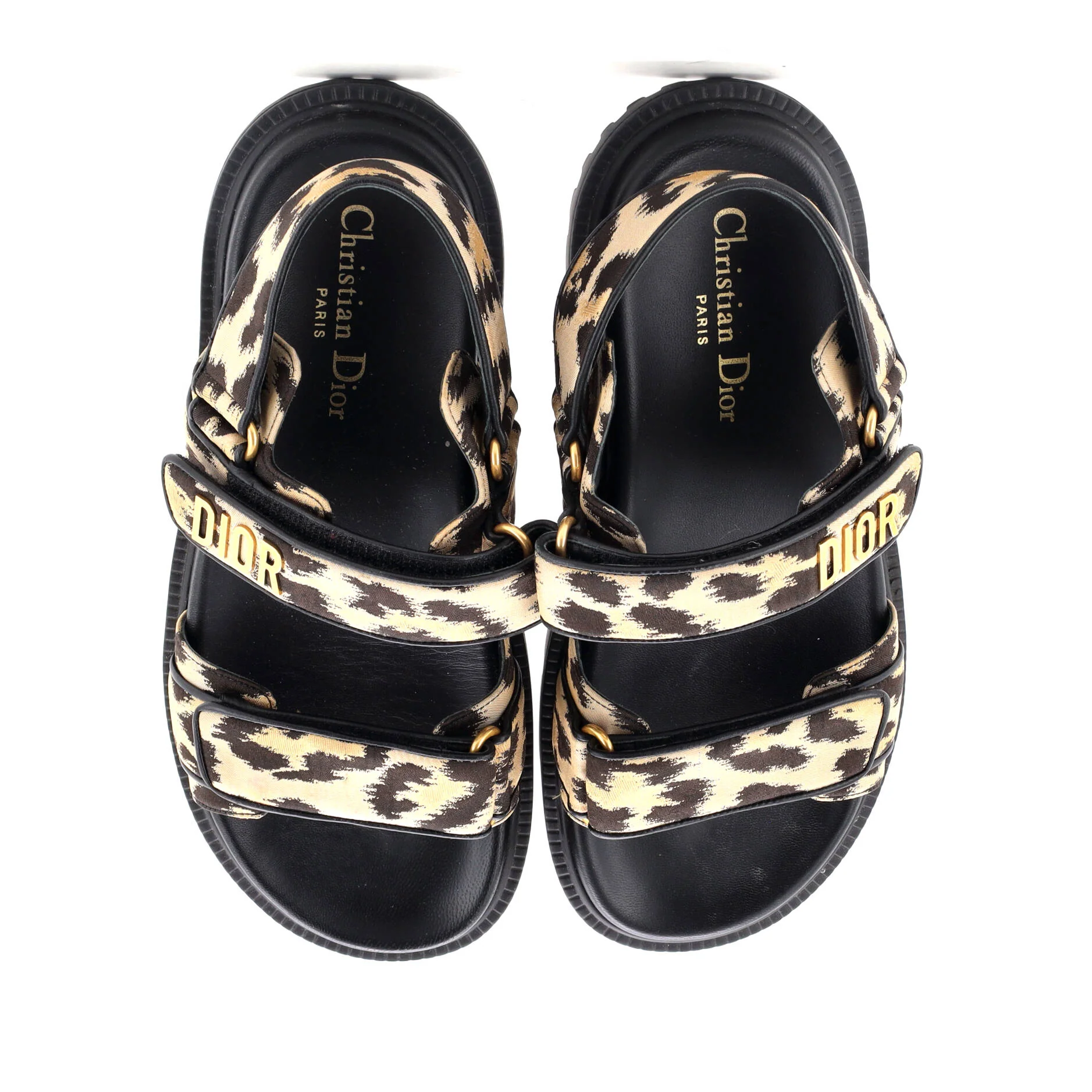 Women's DiorAct Sandals Printed Technical Fabric - Image 2