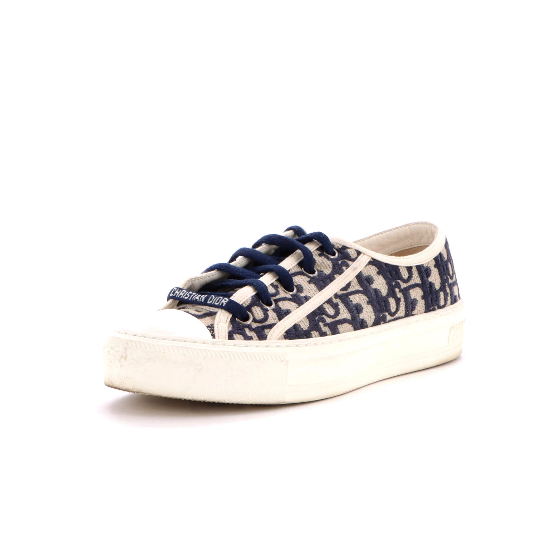 Women's Walk'N'Dior Sneakers Oblique Canvas