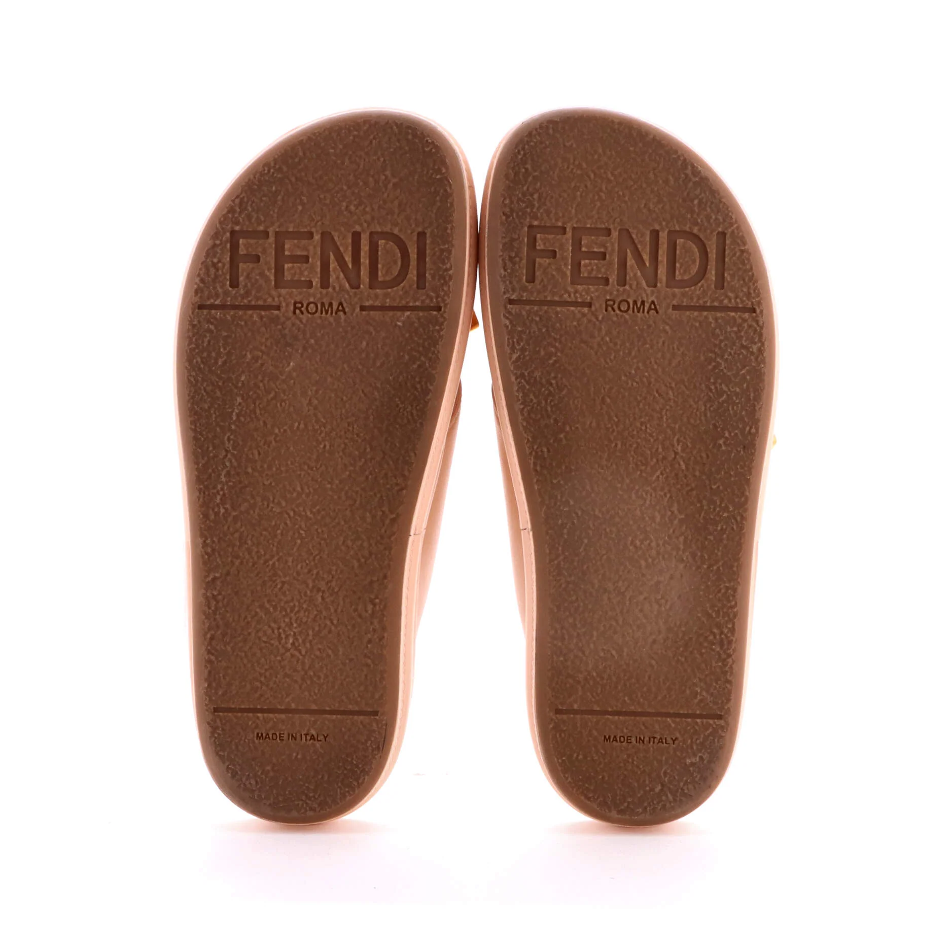 Women's Fendigraphy Slide Sandals Leather - Image 4